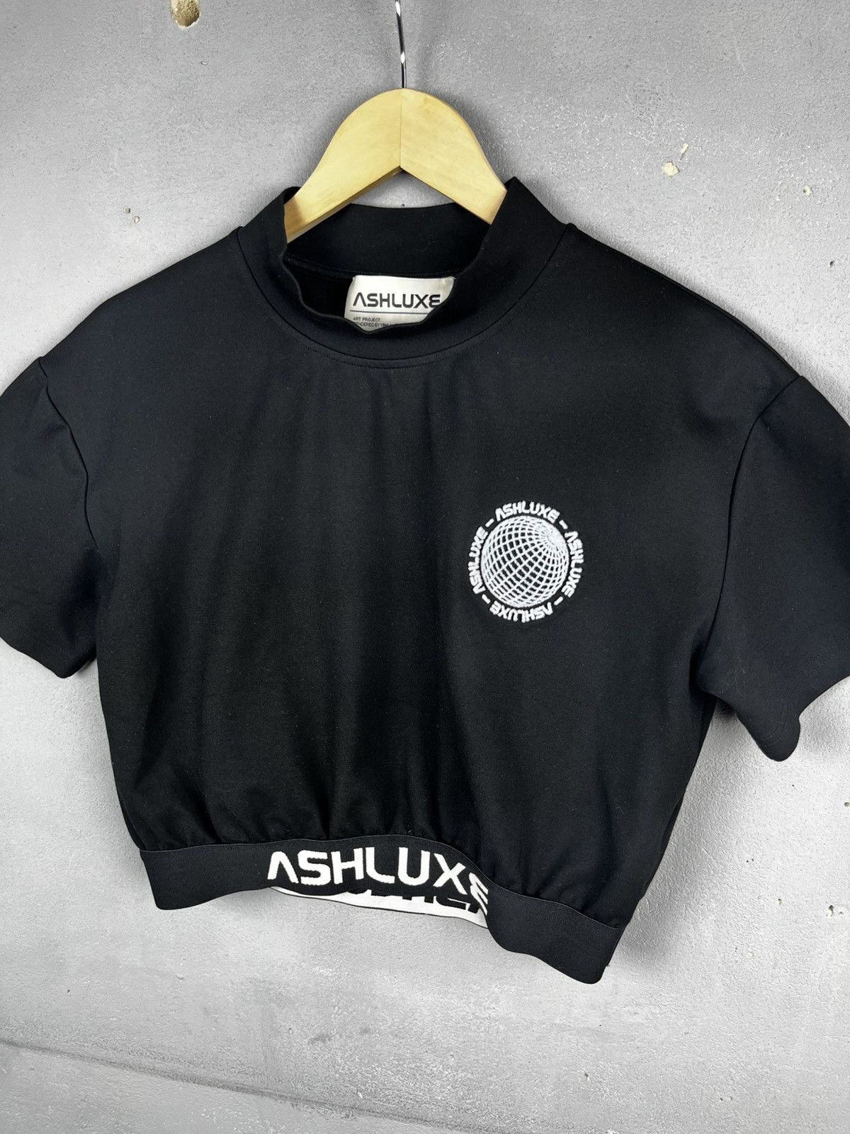 Alyx Ashluxe Women A Bling Star Layered crop tee Black Size L / US 10 / IT 46 - 2 Thumbnail