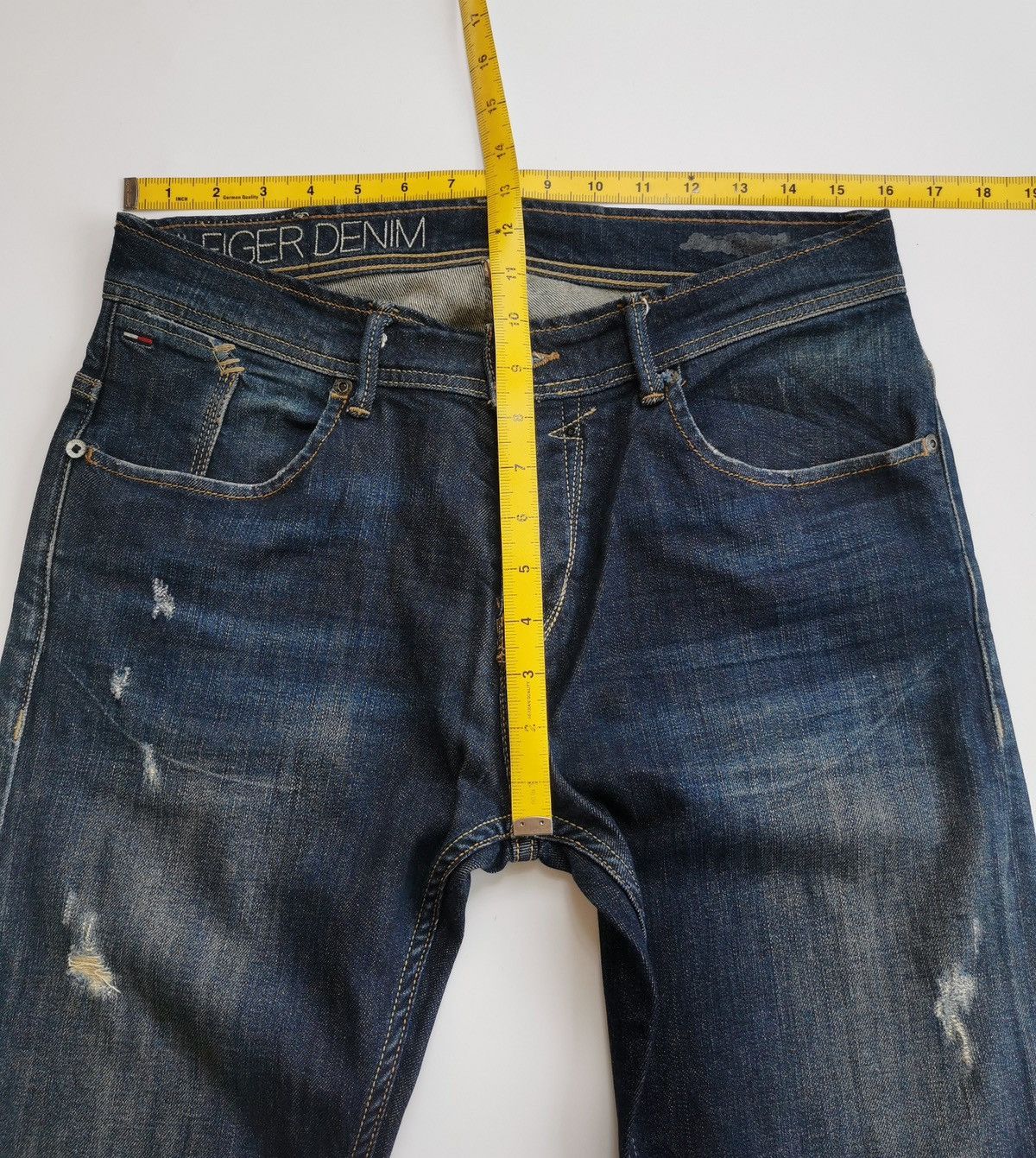 Tommy Hilfiger Tommy Hilfiger Zipper Distressed Jeans Size US 32 / EU 48 - 10 Thumbnail