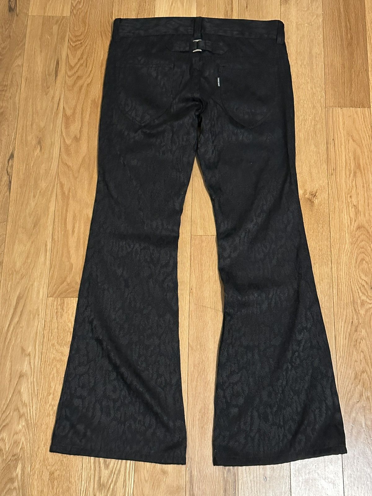 パンツ 00s tornado mart leopard flare pants y2k 00s tornado mart