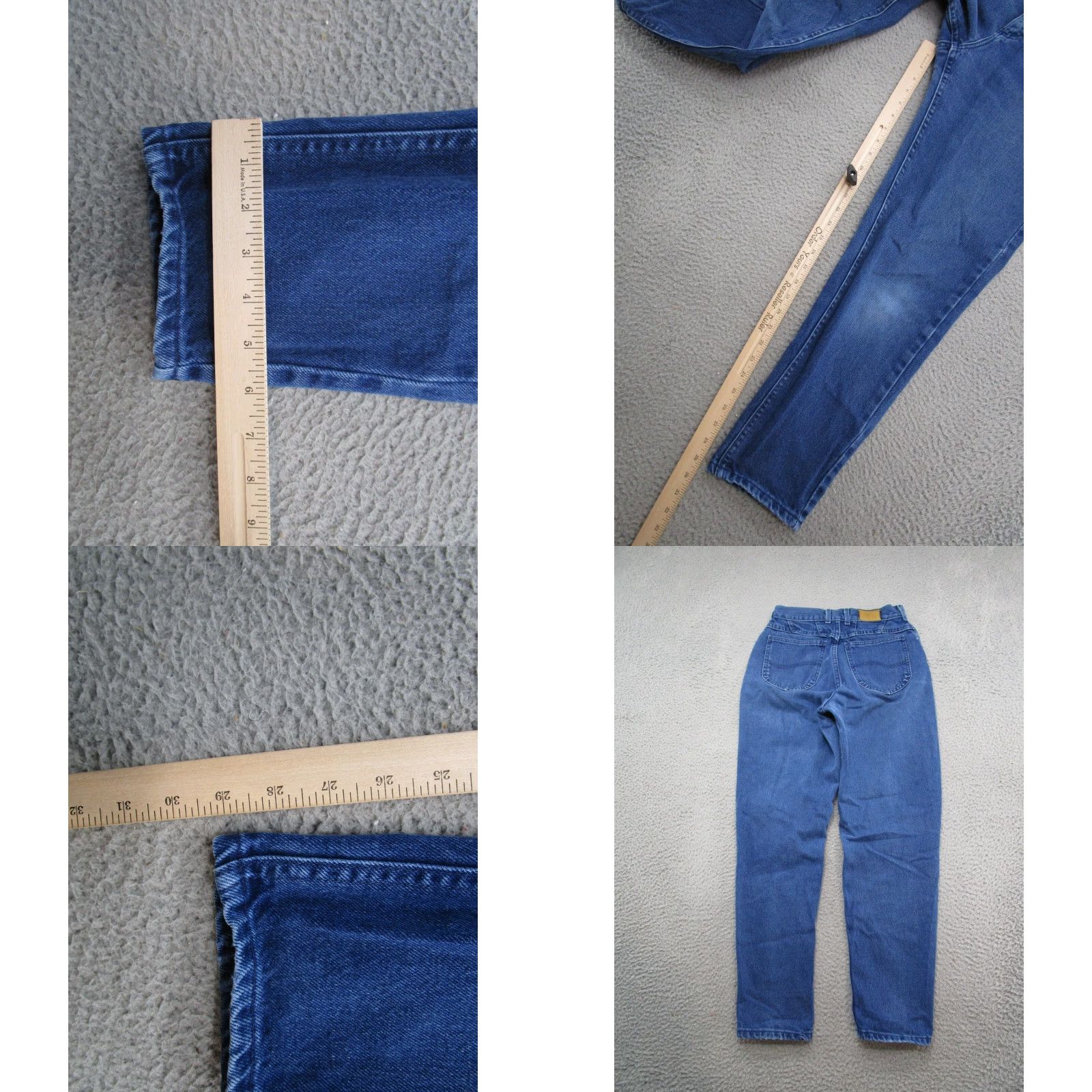 Lee VINTAGE 90's Lee Women's High Rise Mom Blue Denim Jeans Size 8 Med USA Made Size 30" / US 8 / IT 44 - 8 Thumbnail