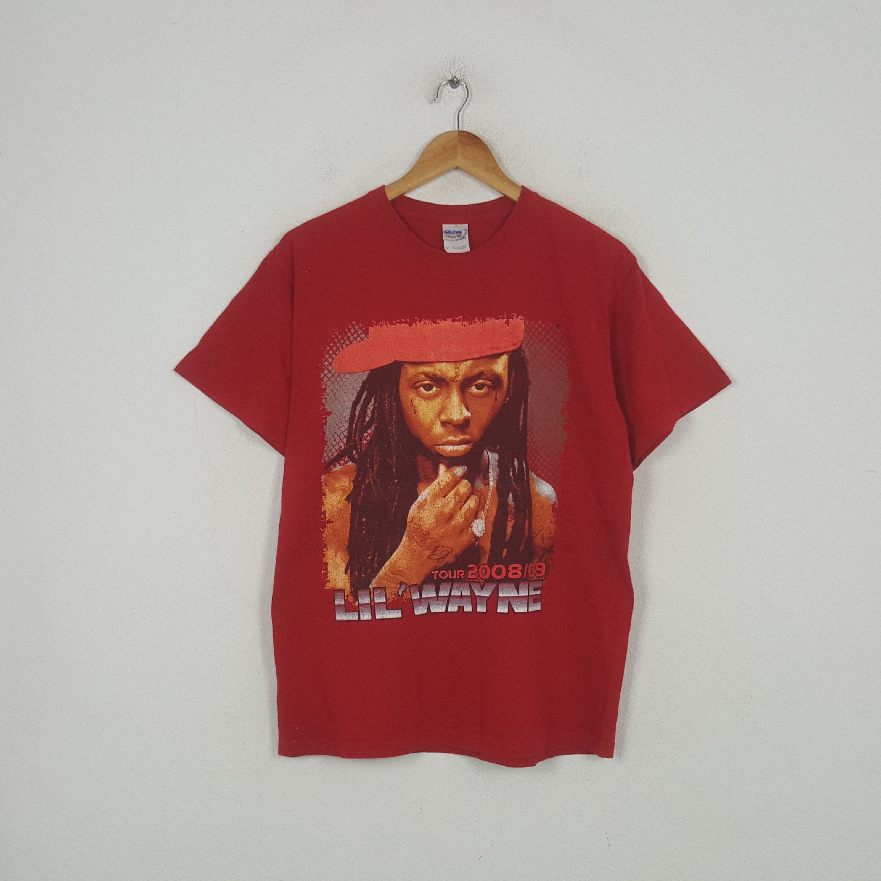 Rap Tees Vintage Y2K Lil Wayne American Rap Tour Tshirt RR24 Size US M / EU 48-50 / 2 - 1 Thumbnail