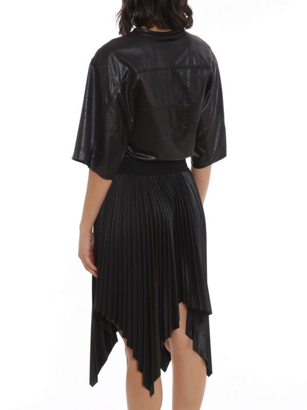 Givenchy o1y0925 Pleated Mini Dress in Black Size L / US 10 / IT 46 - 4 Thumbnail