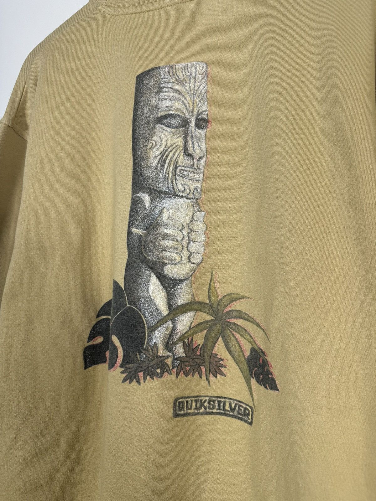 Quiksilver × Vintage Quiksilver Stone Man Hawaii Floral Print 90’s Sweatshirt Size US L / EU 52-54 / 3 - 2 Thumbnail