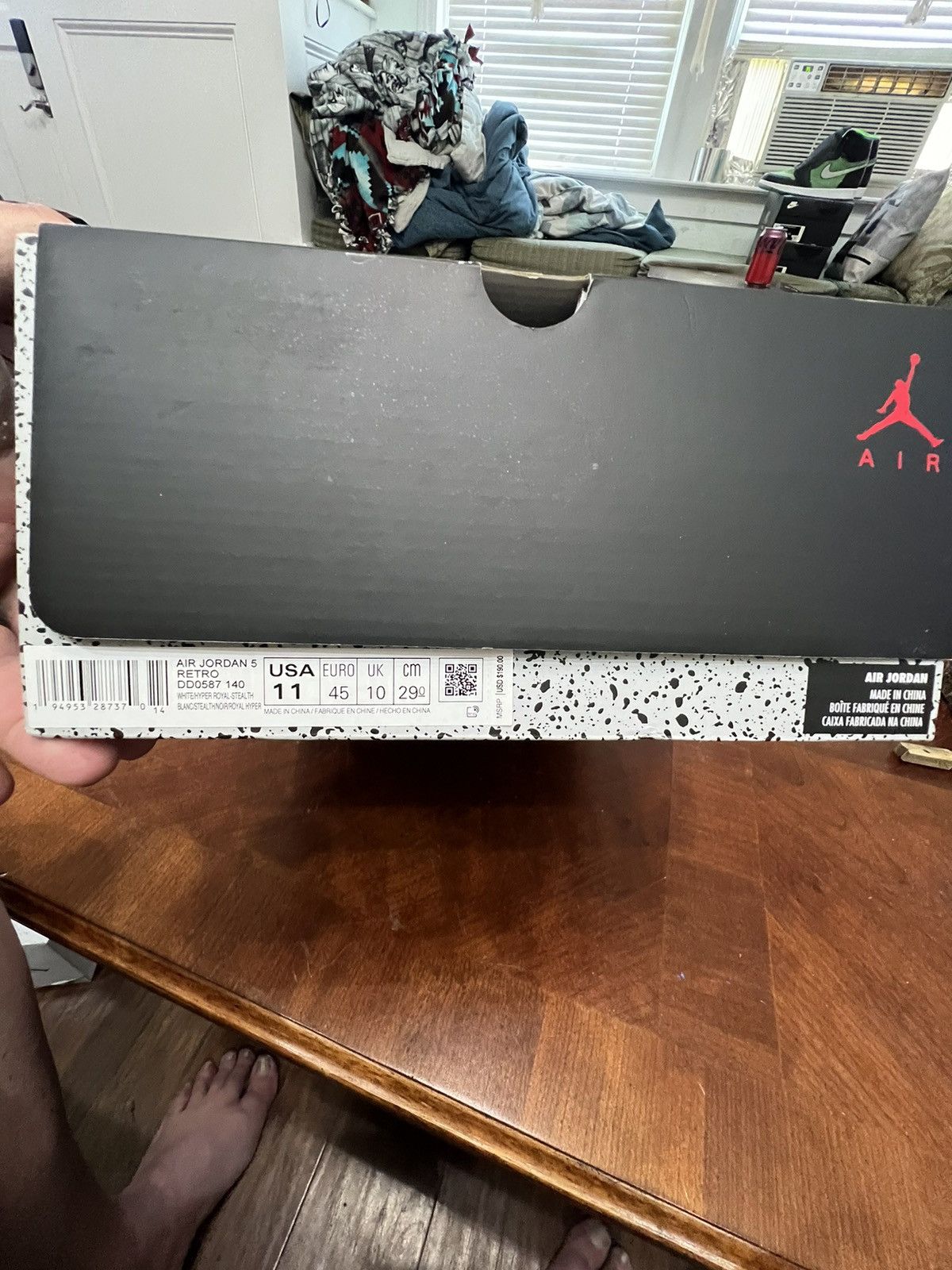 Jordan Brand Air Jordan 5 Retro “stealth” Size US 11 / EU 44 - 7 Thumbnail