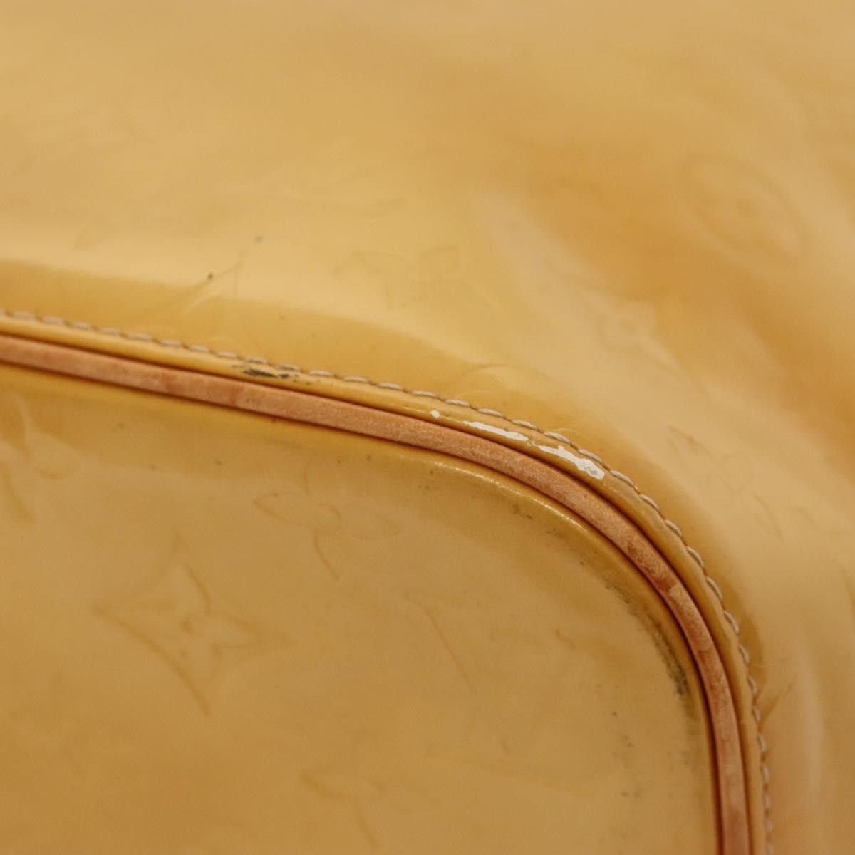 Louis Vuitton LOUIS VUITTON Monogram Vernis Houston Hand Bag Beige M91004 Size ONE SIZE - 15 Thumbnail
