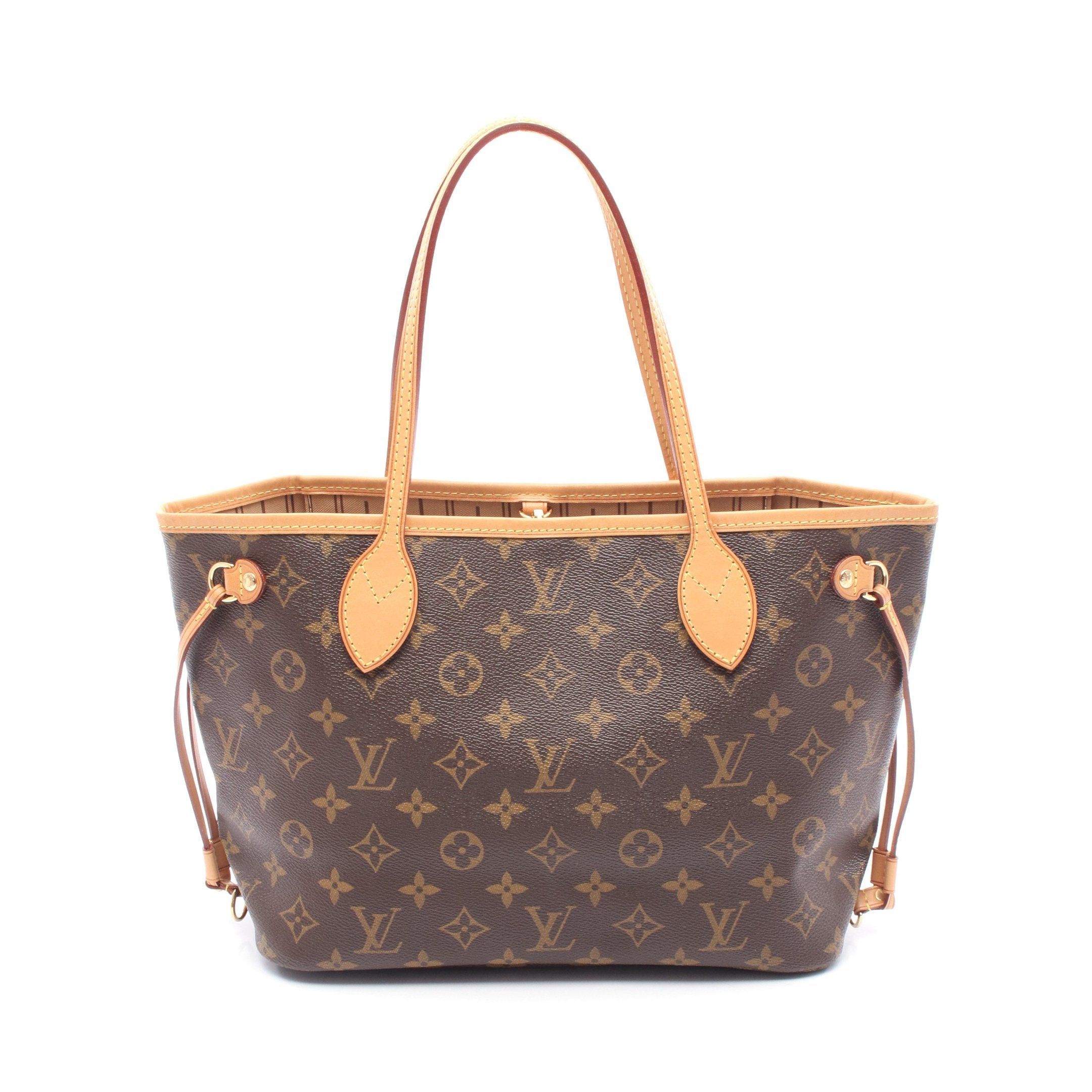 Louis Vuitton Louis Vuitton Neverfull Pm Monogram Handbag Tote Bag Leather Brown Size ONE SIZE - 1 Thumbnail