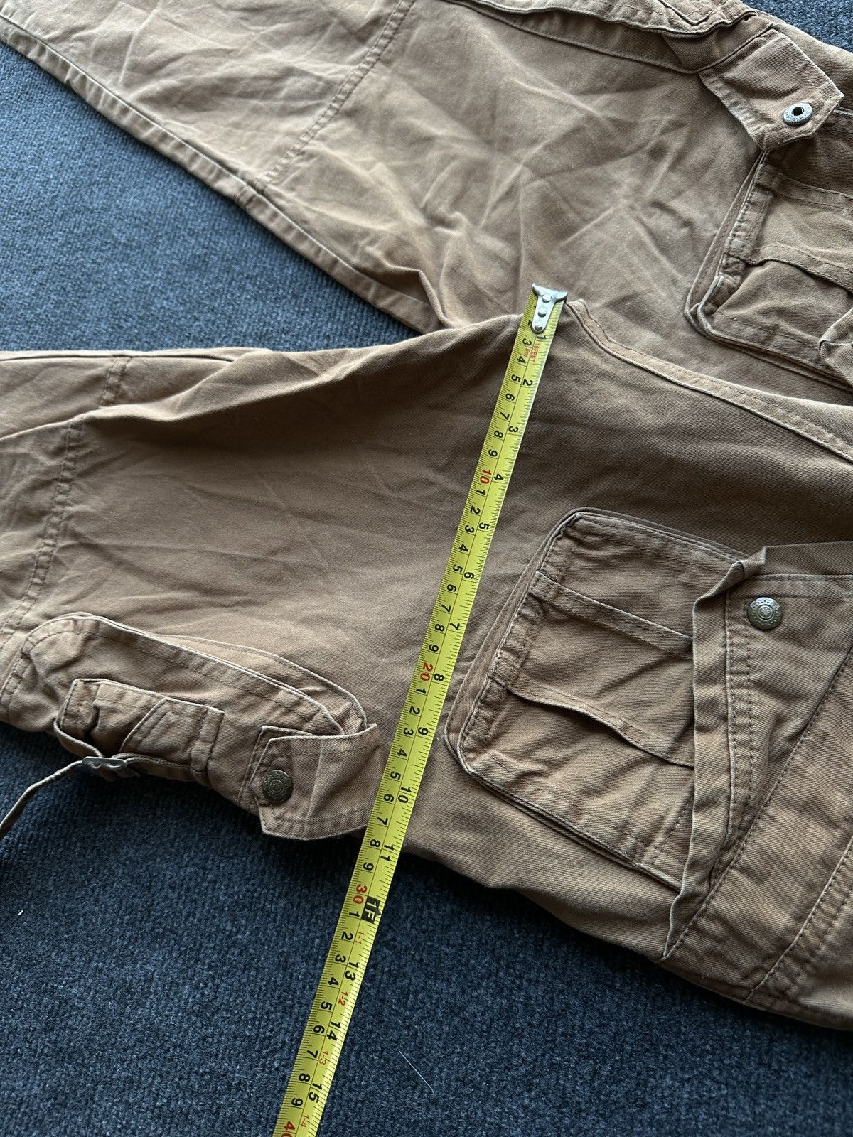 Other 🚨RARE 90s MULTIPOCKET Stone Wash BROWN Jeans Mens 30 Size US 30 / EU 46 - 17 Thumbnail