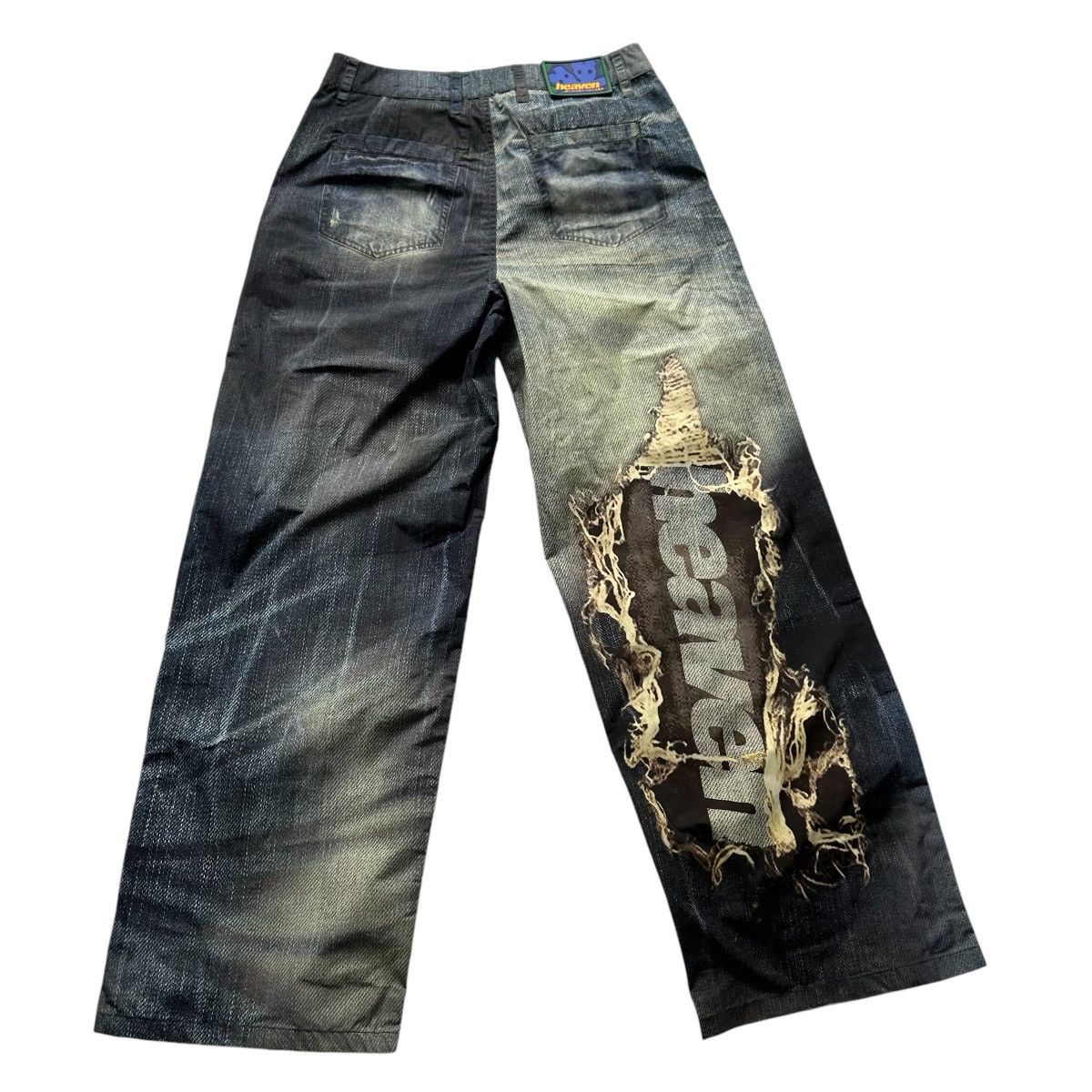 Drain Gang BLADEE X HEAVEN BY MARC JACOBS DENIM LIKE PANTS Size US 32 / EU 48 - 2 Thumbnail
