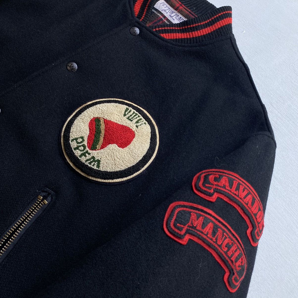 Designer × Japanese Brand × PPFM PPFM Varsity Wool Jacket Size US M / EU 48-50 / 2 - 5 Thumbnail