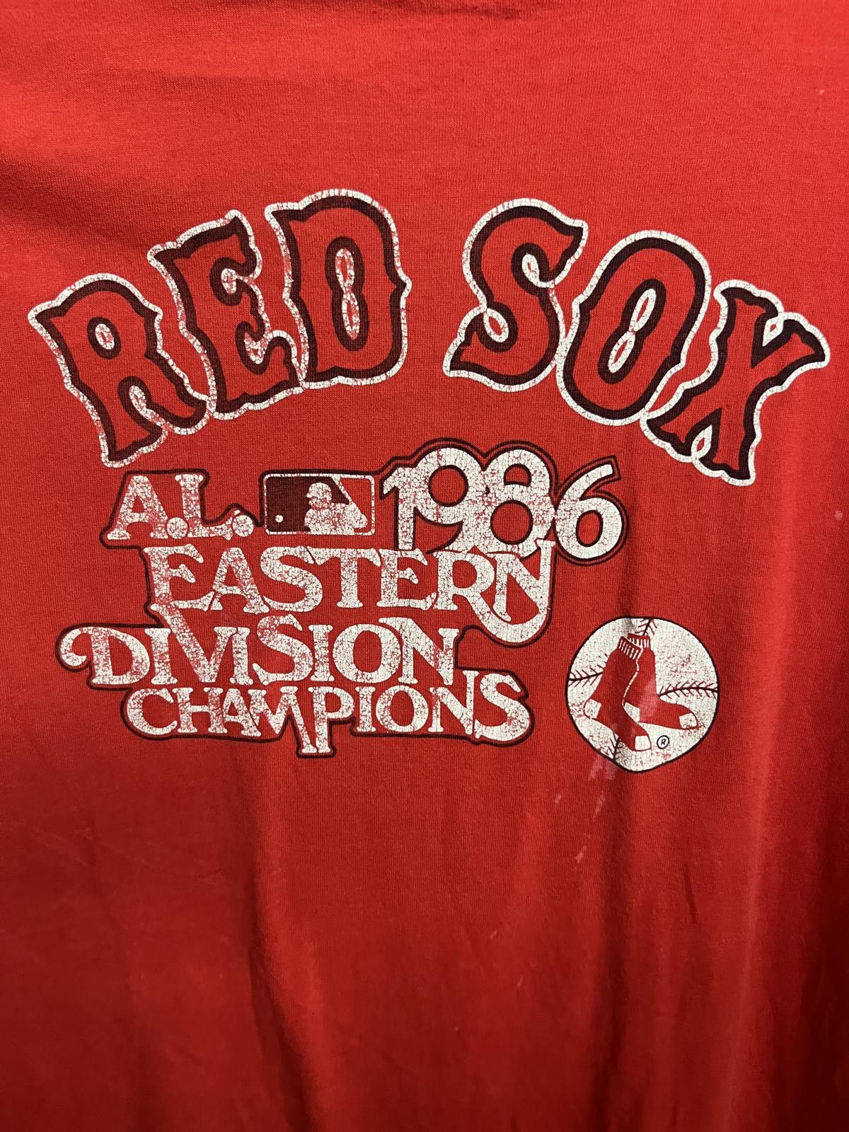 Designer Vintage Red Sox T-shirt 1986 AL Eastern Division Champions Size US M / EU 48-50 / 2 - 2 Thumbnail