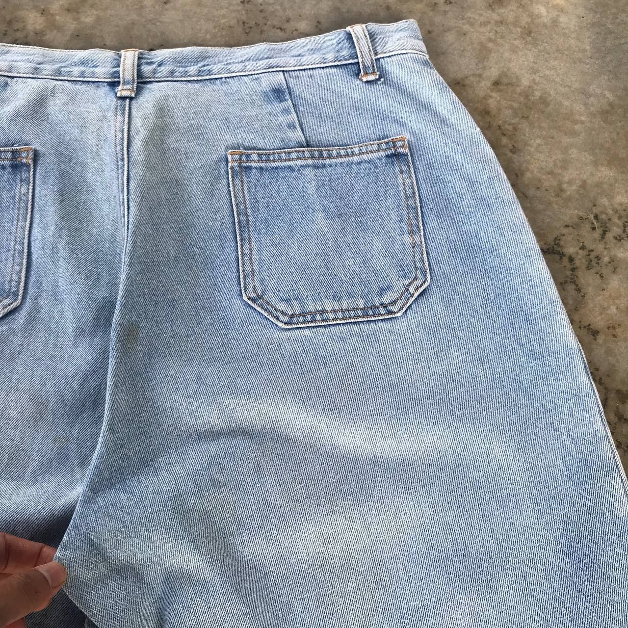 Japanese Brand W34x30 FLARED JAPAN JOUER AUX ECHECS BUSH JEAN LIGHTWASH Size US 34 / EU 50 - 9 Thumbnail