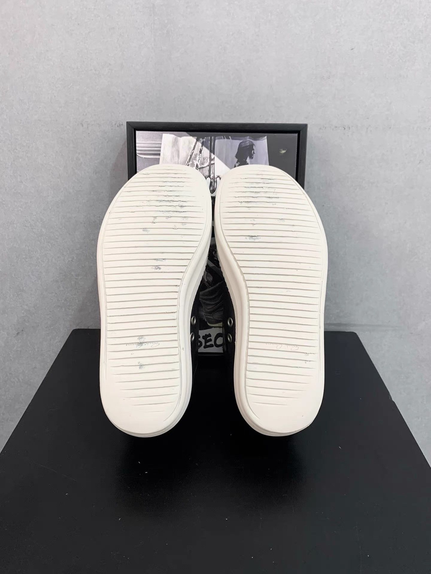 Rick Owens Rick Owens 16SS Mainline Leather Low-Top Ramones K34 Size US 7.5 / EU 40-41 - 8 Thumbnail