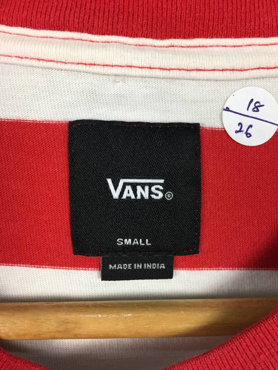 Vans Vans Skateboards Embroidered Logo Striped Tee Size US S / EU 44-46 / 1 - 10 Thumbnail
