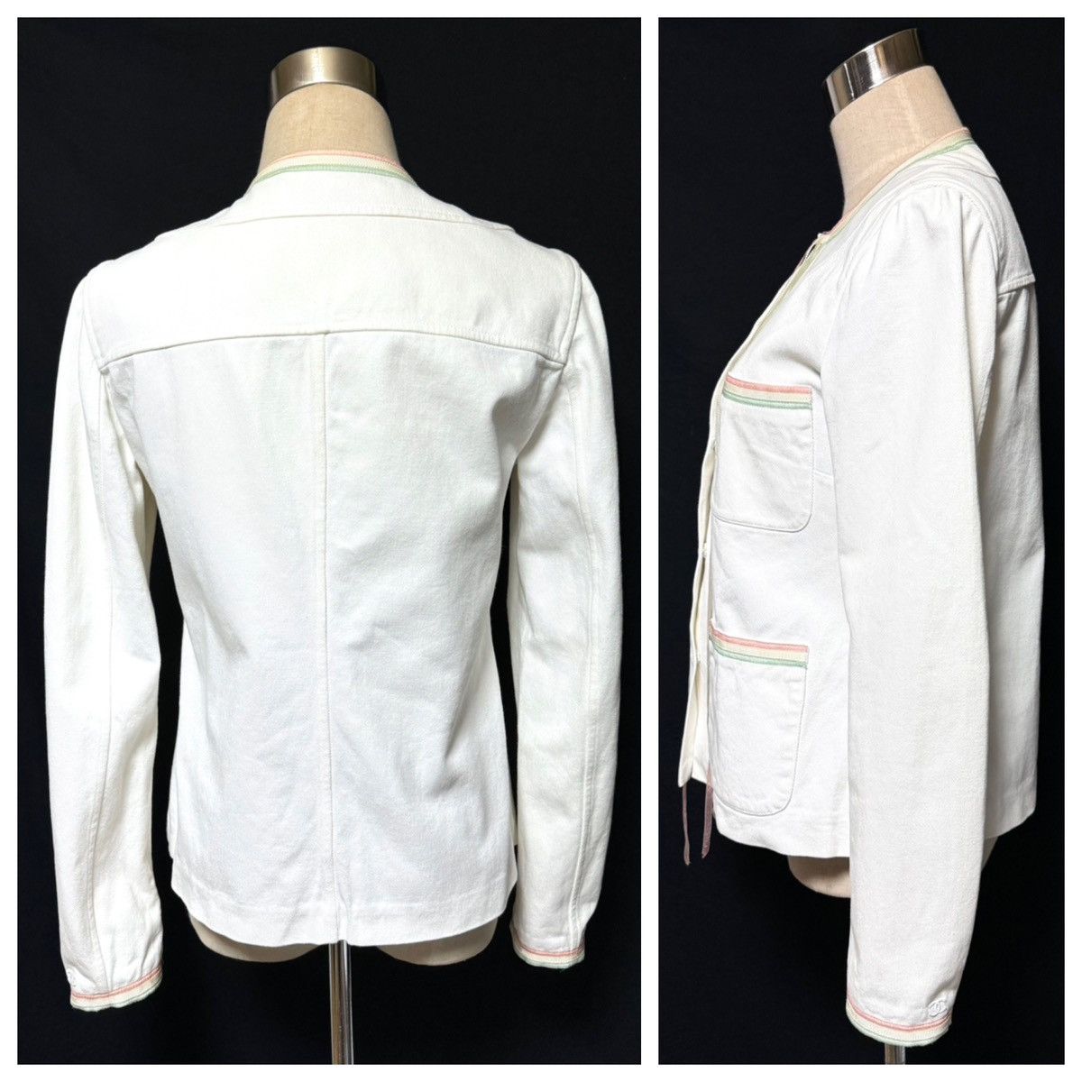 Chanel Chanel COCO decoration, border piping, fringe ribbon,jacket Size S / US 4 / IT 40 - 10 Thumbnail
