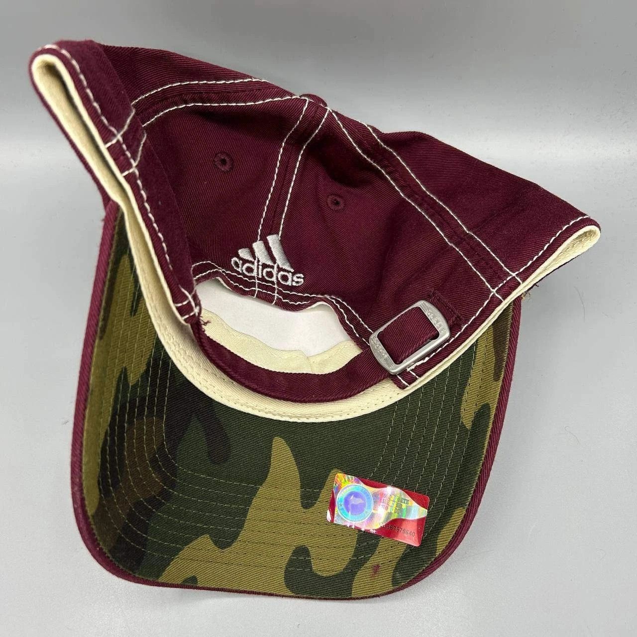 Adidas Mississippi State Bulldogs Hat Men Red Strap Back Cap Cotton Size ONE SIZE - 7 Thumbnail
