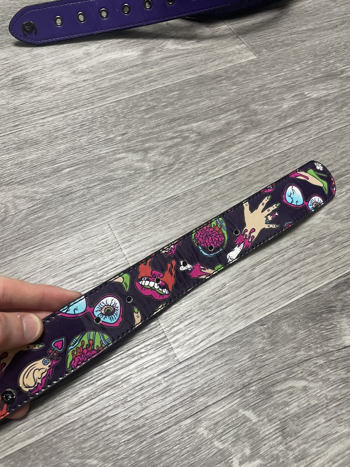 Iron Fist Iron Fist Colorful Horror Print Rhinestones Belt Punk Y2K Size ONE SIZE - 20 Thumbnail