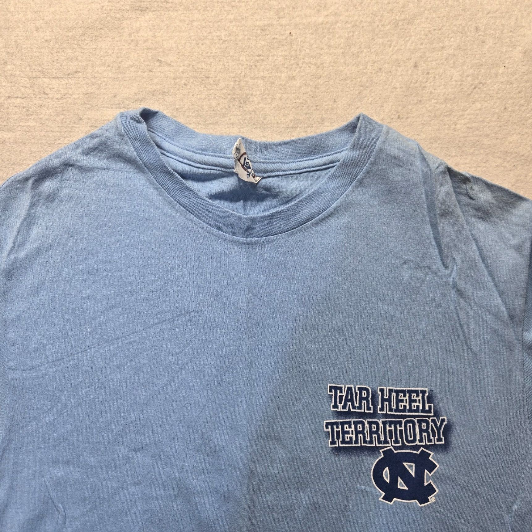 Vintage UNC Tar Heels North Carolina NC Logo Tee Shirt Short Sleeves Men's S Small Blue Logo Classic Shirt Mens S NC Tar Heels Shirt Size US S / EU 44-46 / 1 - 3 Thumbnail