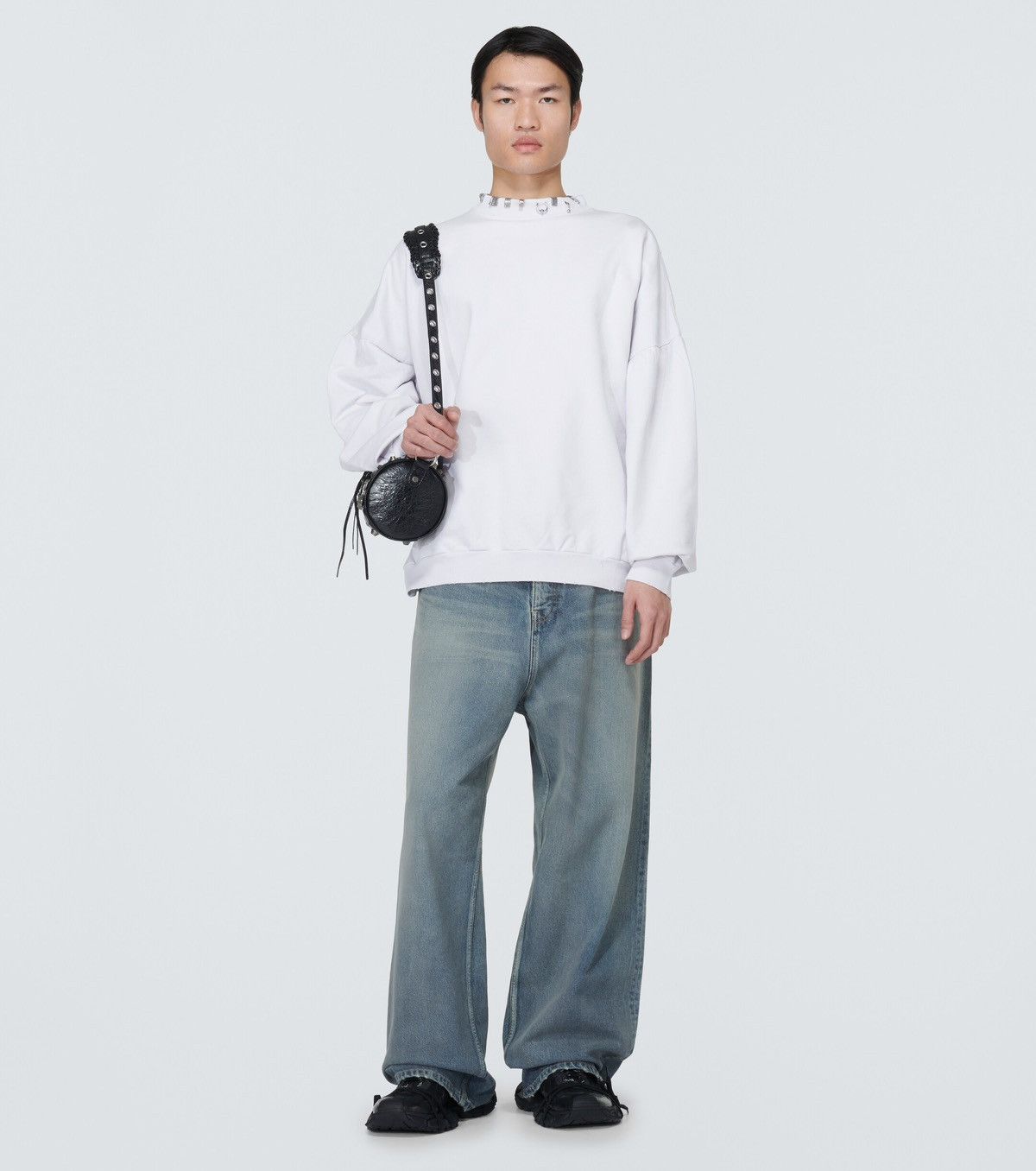 Balenciaga Balenciaga Pierced Sweatshirt Size US S / EU 44-46 / 1 - 6 Thumbnail