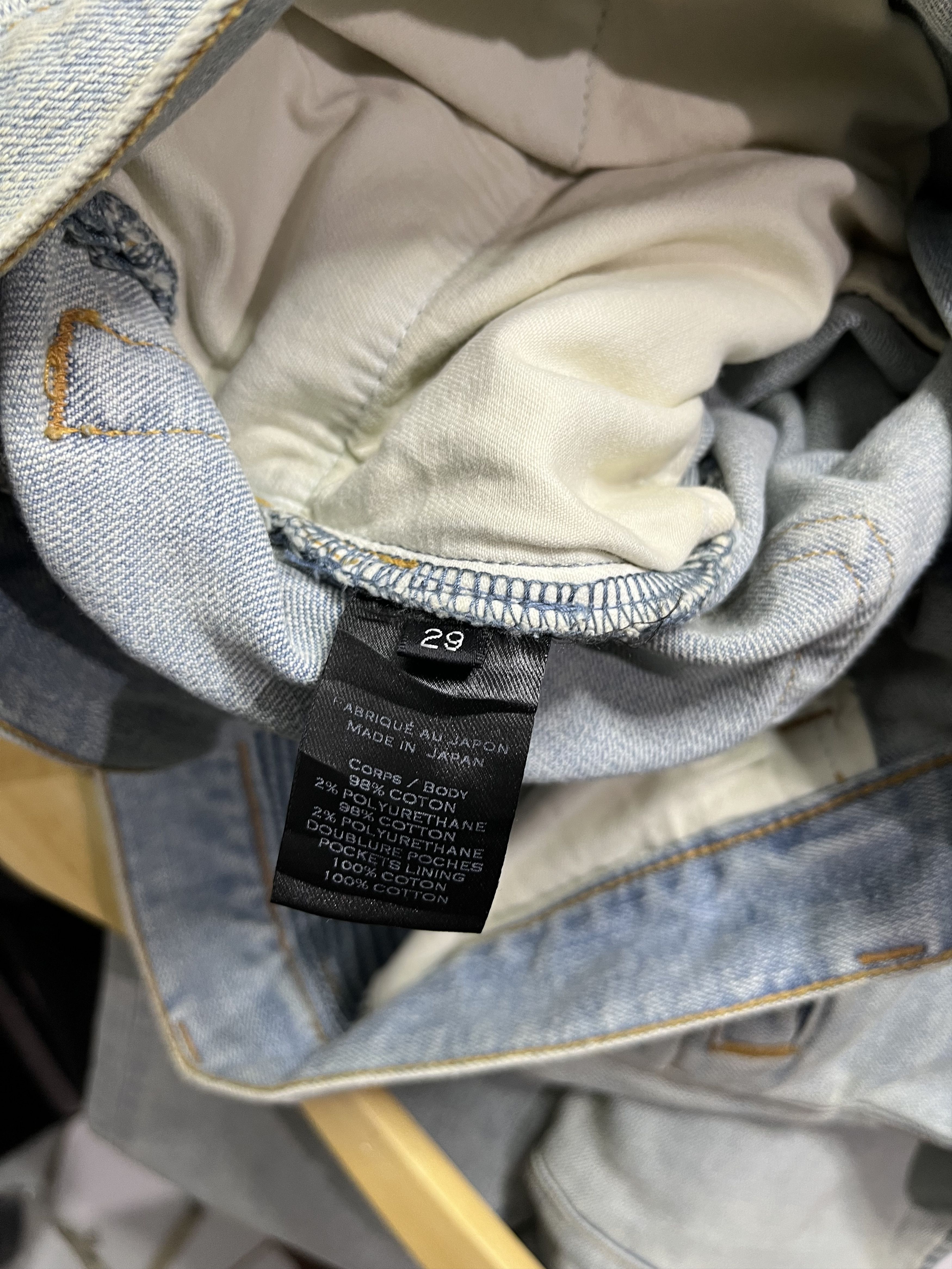 Balmain Balmain kanye light blue distressed biker jeans Size US 29 - 8 Thumbnail