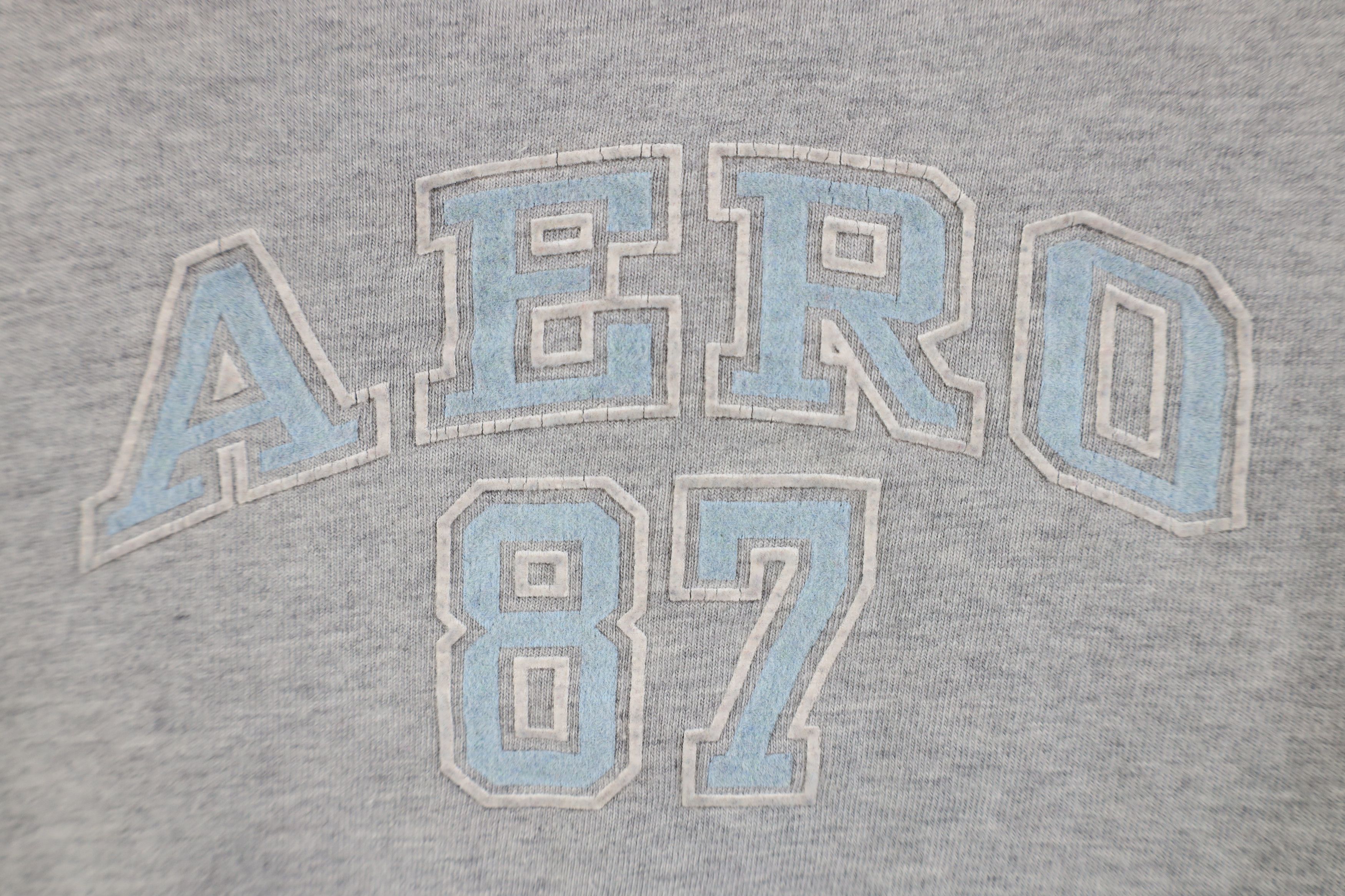 Aeropostale Vintage 90s Y2K Aeropostale Spell Long Sleeve T-Shirt Gray Size M / US 6-8 / IT 42-44 - 11 Thumbnail