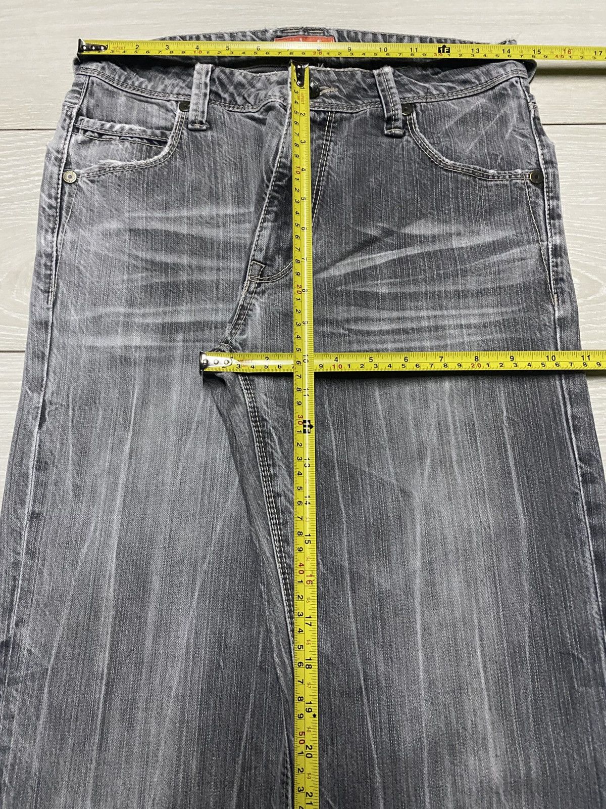 Japanese Brand Vintagw Japanese Brand Avail Garment Distressed Thunder Jean Size US 28 / EU 44 - 9 Thumbnail