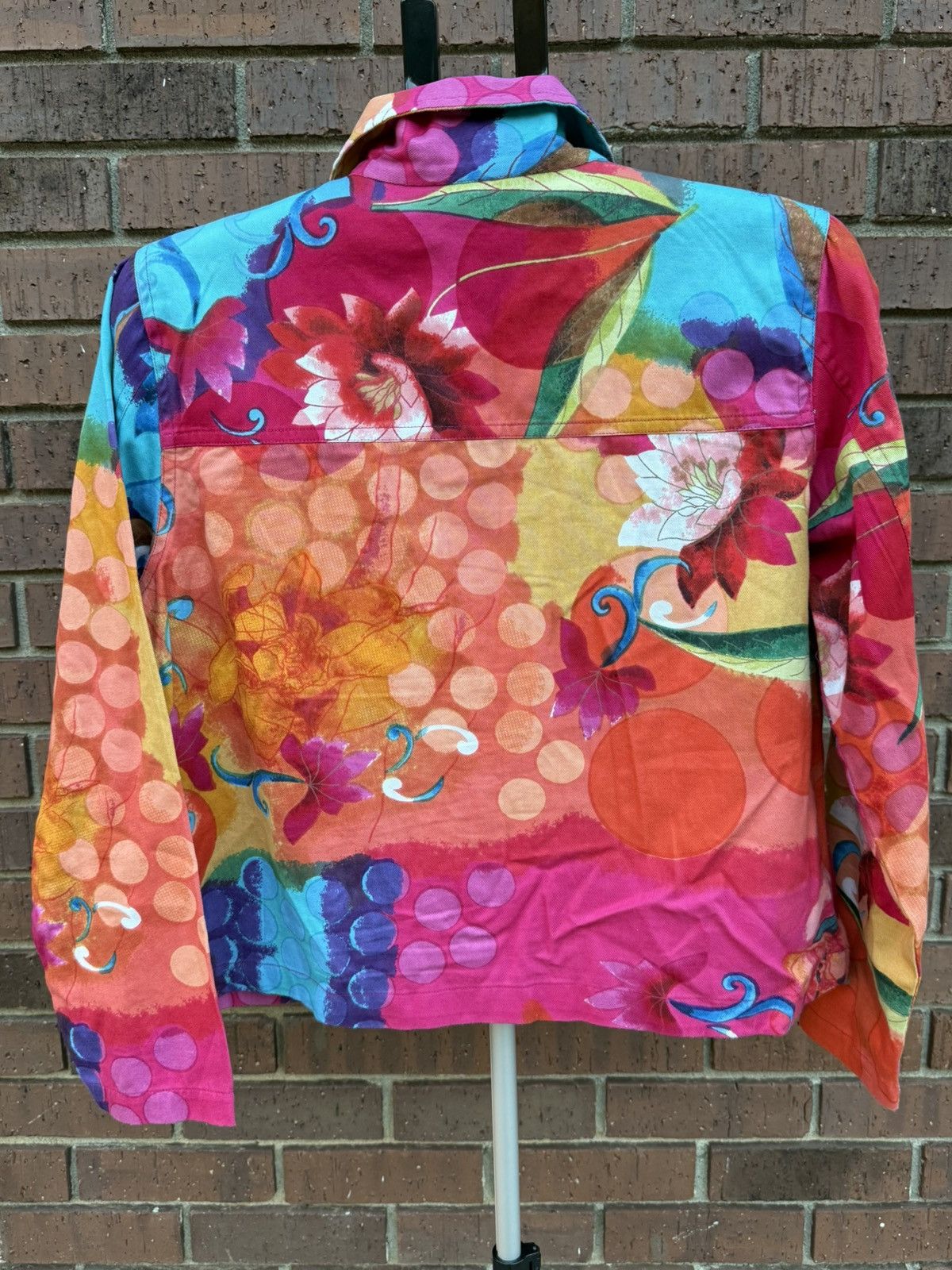 Other Choices Jacket Colorful Floral Embellished Petite Large Size L / US 10 / IT 46 - 5 Thumbnail