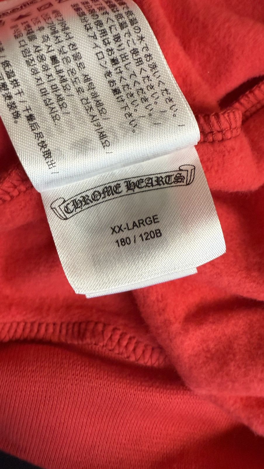 Chrome Hearts Chrome Hearts Red Sweatshirt Size US XXL / EU 58 / 5 - 6 Thumbnail