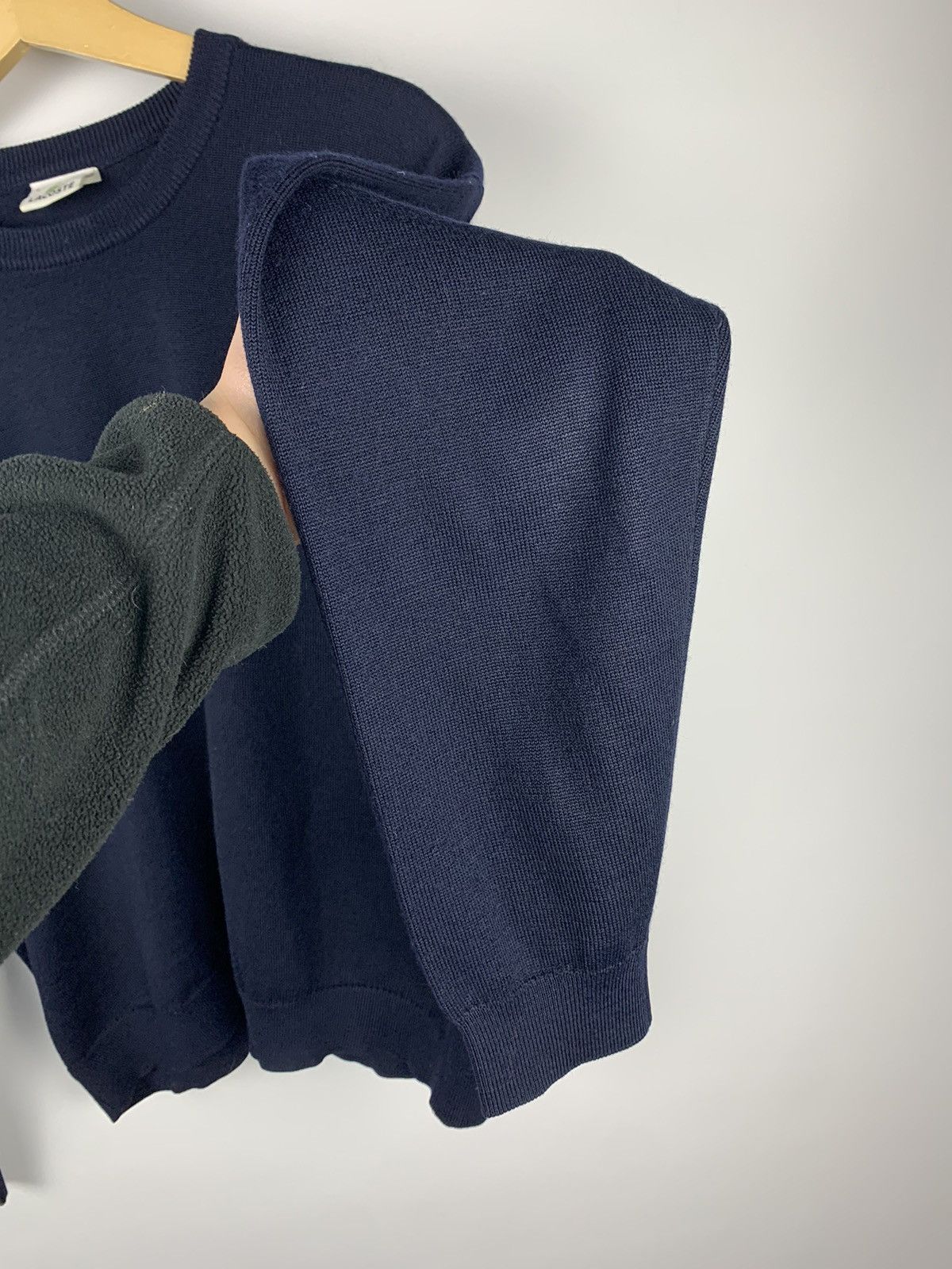 Lacoste × Vintage Vintage 90’s Lacoste Acrylic Wool Sweater Pullover Blue Y2K Size US L / EU 52-54 / 3 - 9 Thumbnail