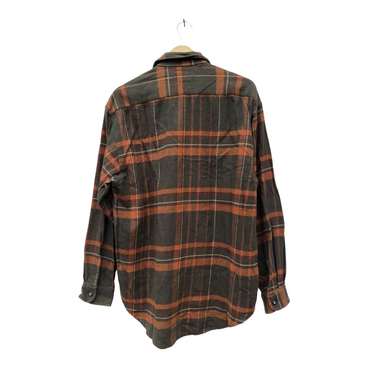 Flannel × Tommy Hilfiger Tommy Hilfiger Flannel Shirt Button Up Size US M / EU 48-50 / 2 - 2 Thumbnail