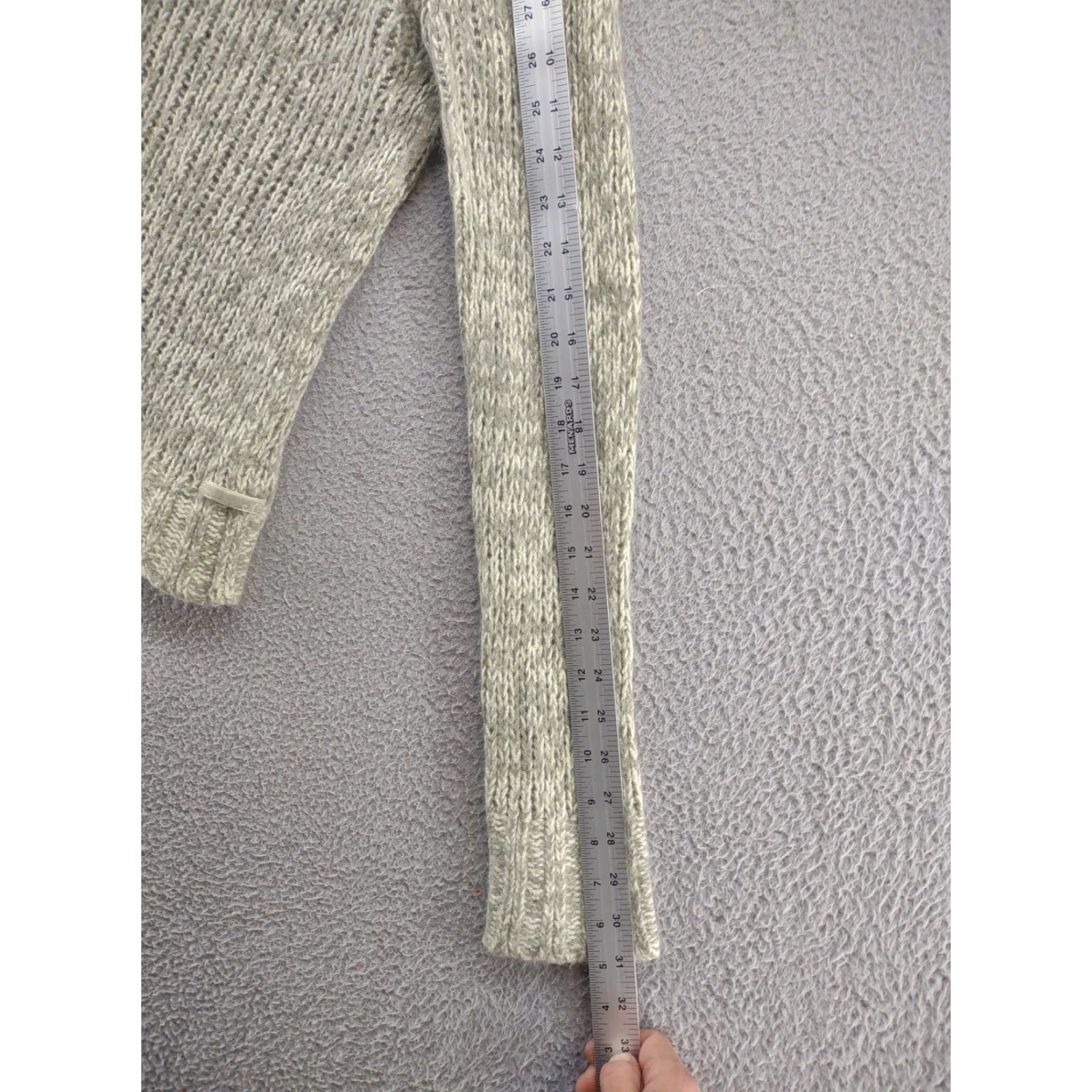 American Eagle Outfitters VINTAGE American Eagle Outfitters Green Rabbit Wool Hair Blend Knit Sweater Shirt Women L Crew Neck Sheer Pullover Size L / US 10 / IT 46 - 7 Thumbnail
