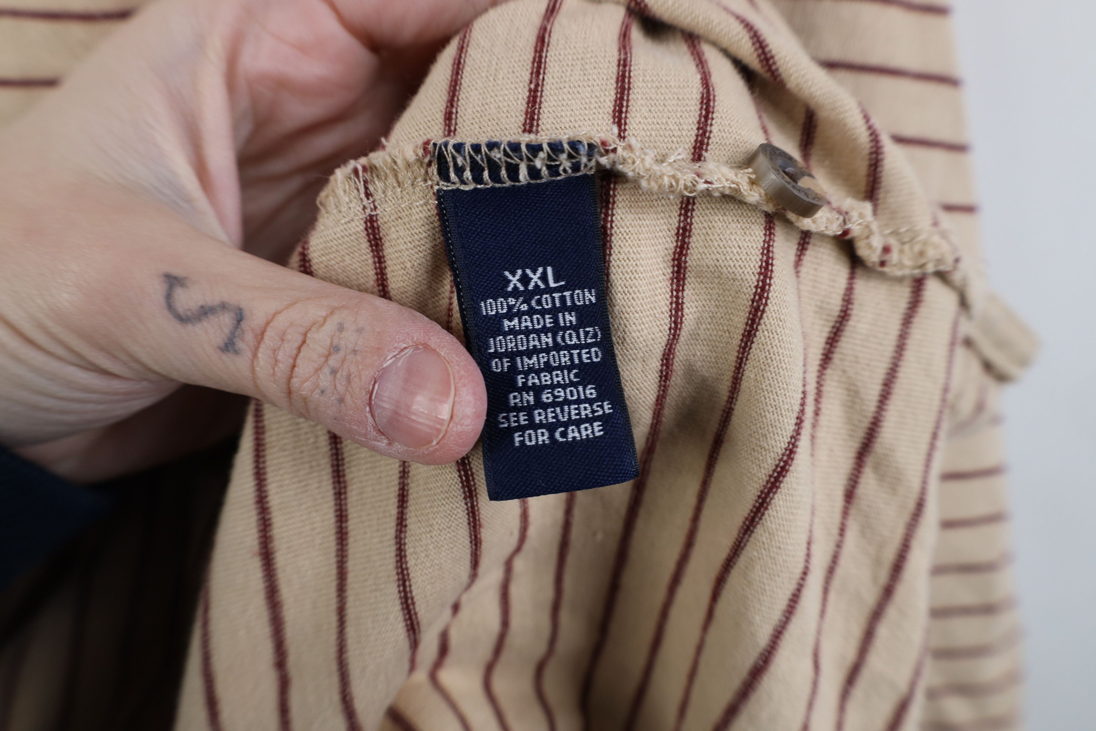 Vintage Vintage 90s Y2K Streetwear Long Sleeve Rugby Polo Shirt Size US XXL / EU 58 / 5 - 8 Thumbnail