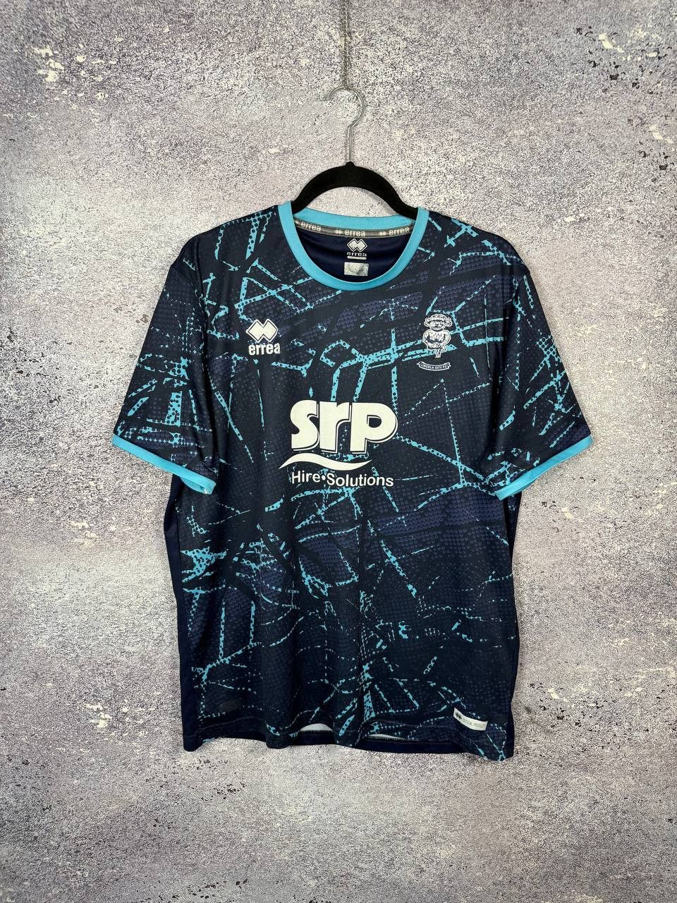 Errea Lincoln City FC 2021/22 Errea Away Soccer Jersey Blokcore Size US XL / EU 56 / 4 - 1 Thumbnail