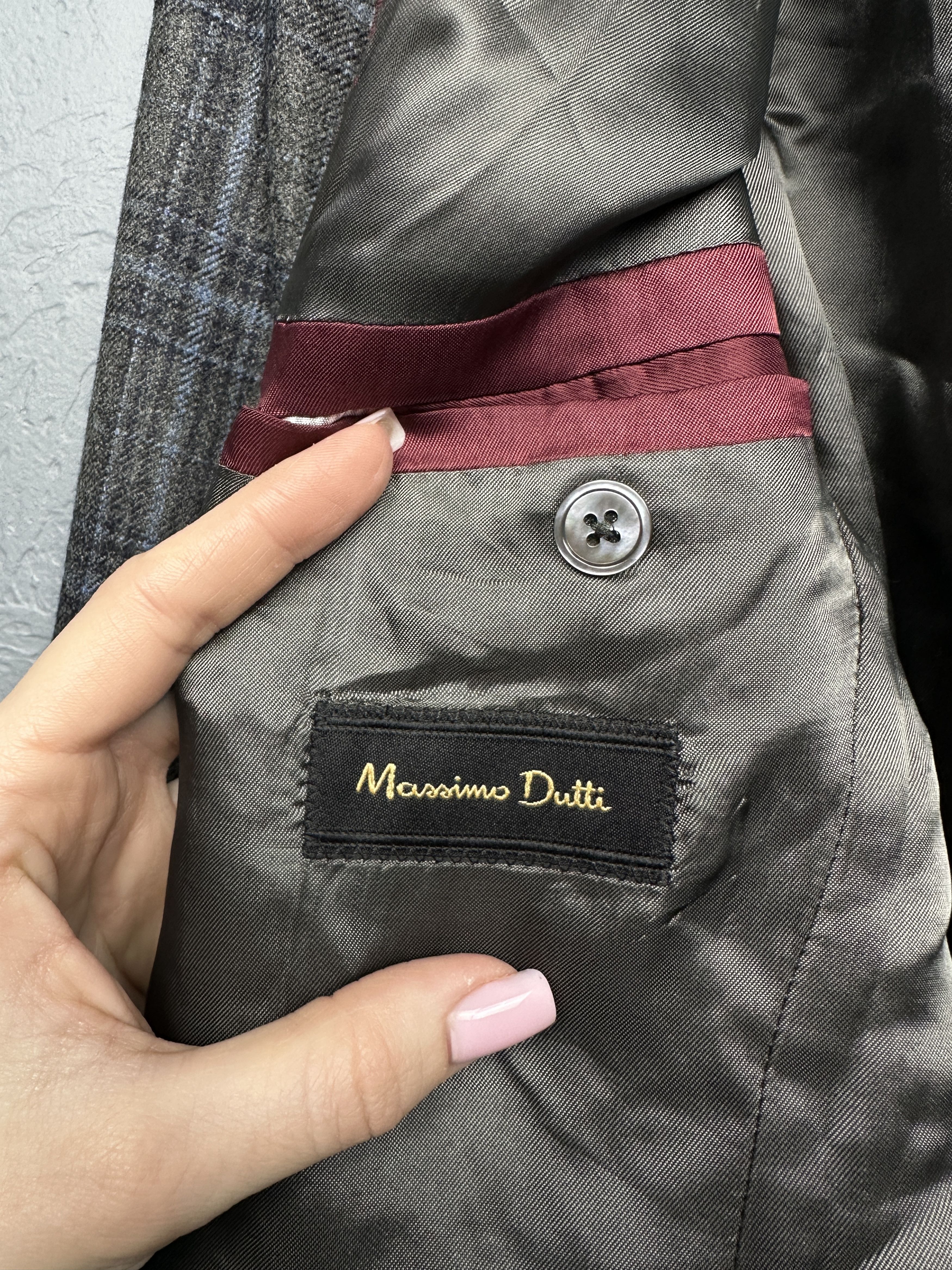 Massimo Dutti Massimo Dutti Mens Wool Blazer Jacket Size US M / EU 48-50 / 2 - 6 Thumbnail