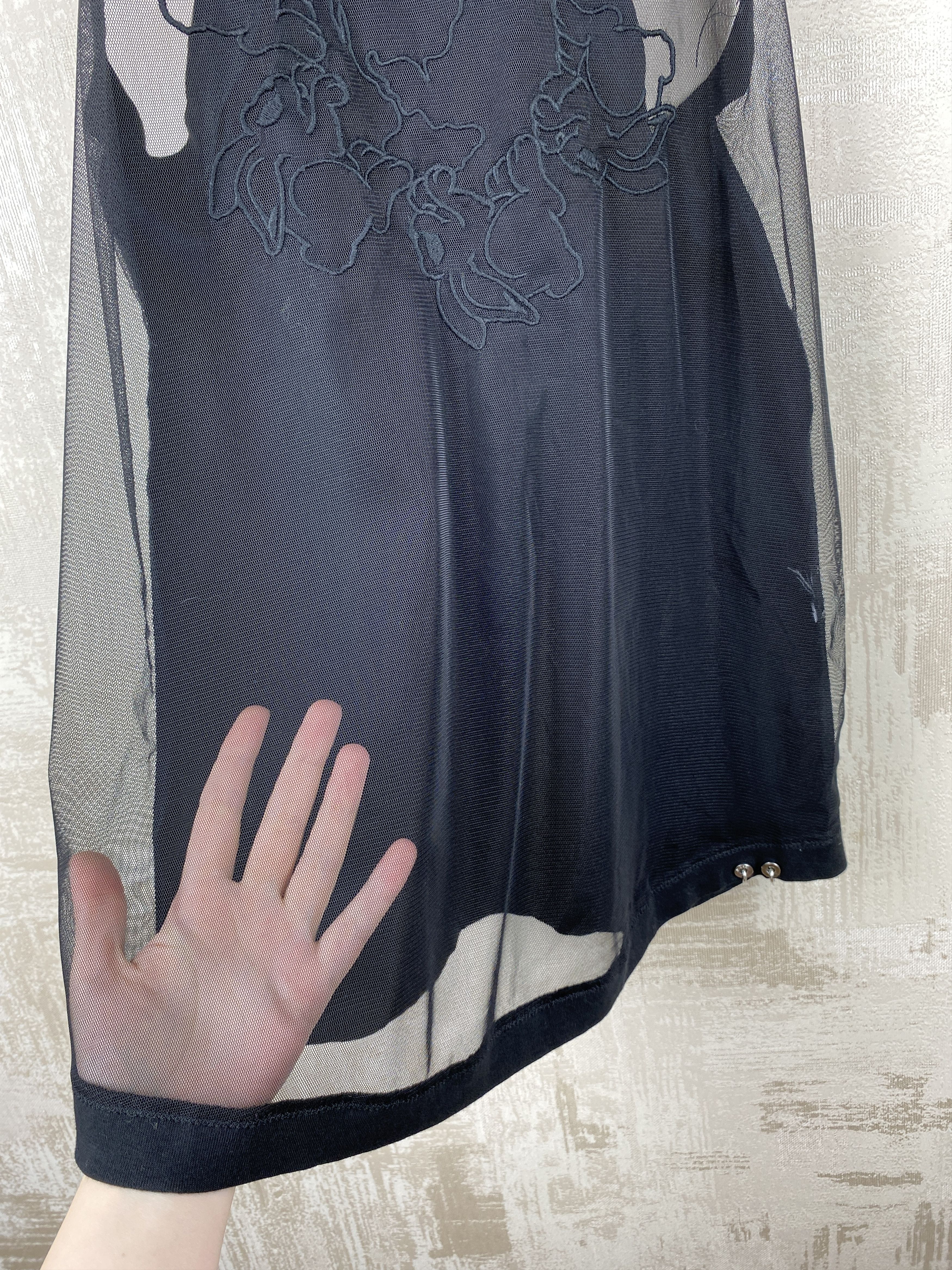 Diesel Diesel Black Mesh Front Sleeveless Top Tunic Size M Size M / US 6-8 / IT 42-44 - 4 Thumbnail