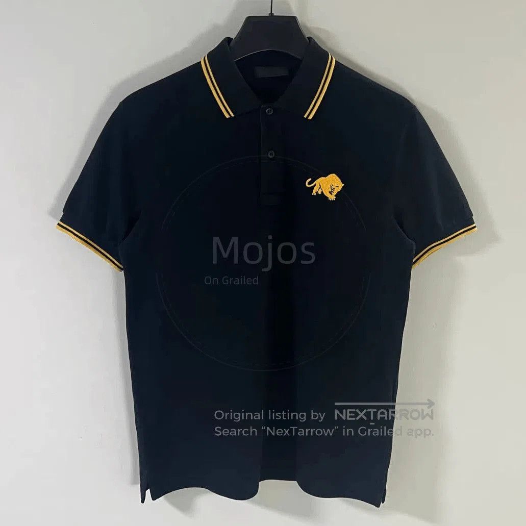 Prada Prada Leopard Stitch Polo. Size US S / EU 44-46 / 1 - 1 Thumbnail