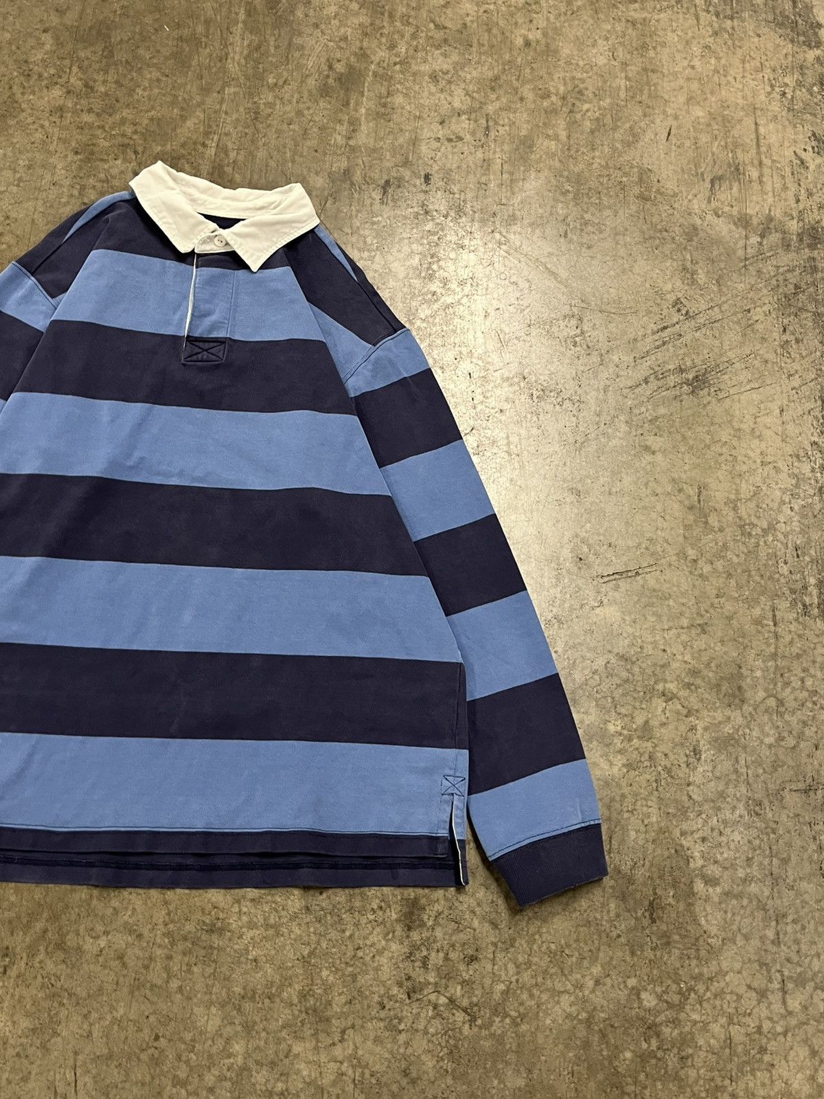 Polo Ralph Lauren Vintage rugby stripped LL bean button up preppy streetwear Size US L / EU 52-54 / 3 - 5 Thumbnail
