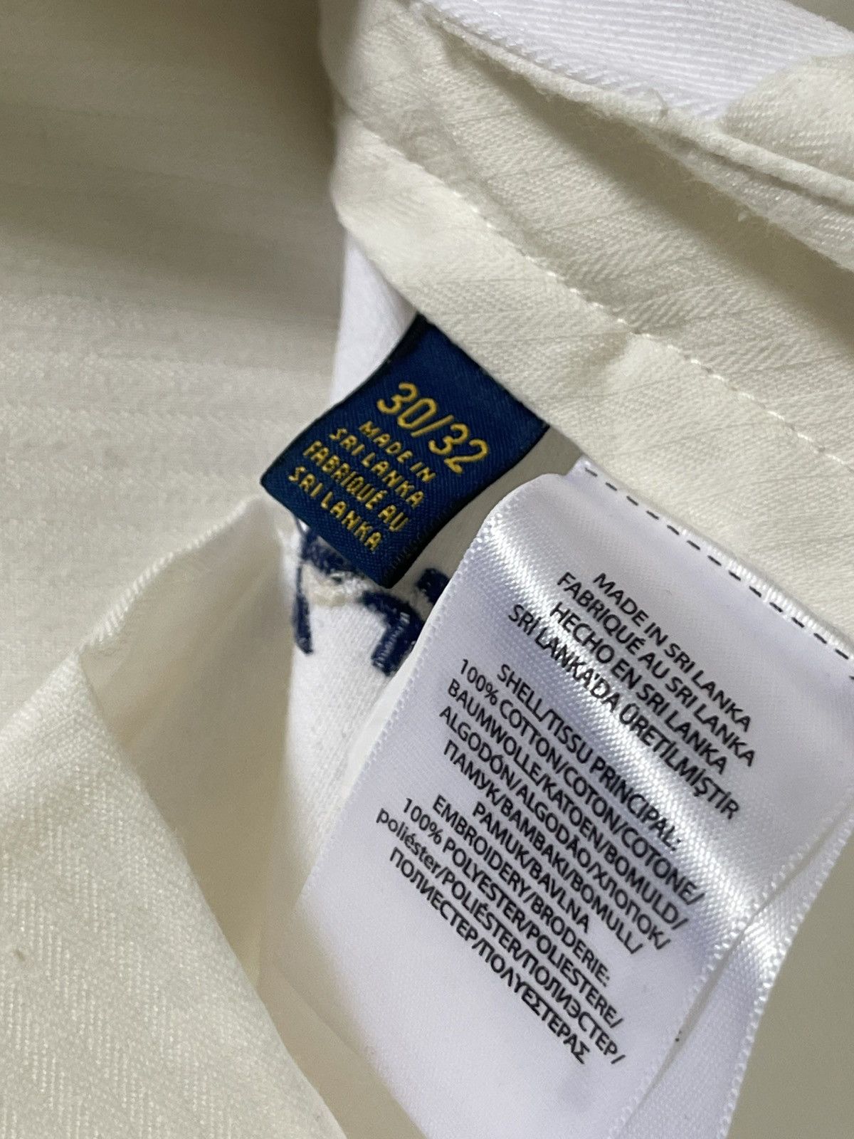 Polo Ralph Lauren Polo Ralph Lauren mens white pants 30x32 anchor NWT Size US 30 / EU 46 - 5 Thumbnail