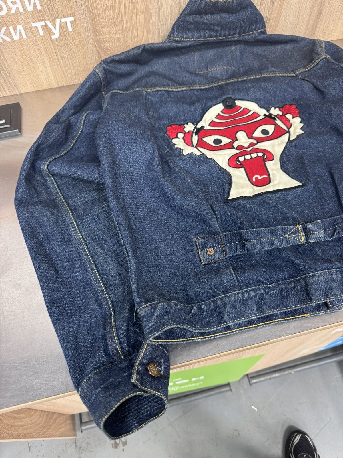 Evisu × Japanese Brand Vintage japanese 90s Evisu Jacket made in Italy Size US M / EU 48-50 / 2 - 11 Thumbnail