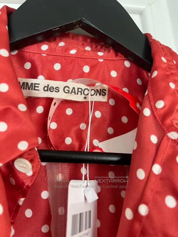 Comme des Garcons COMME des GARÇONS Red Polka Dot Button-Up Shirt . Size M / US 6-8 / IT 42-44 - 3 Thumbnail