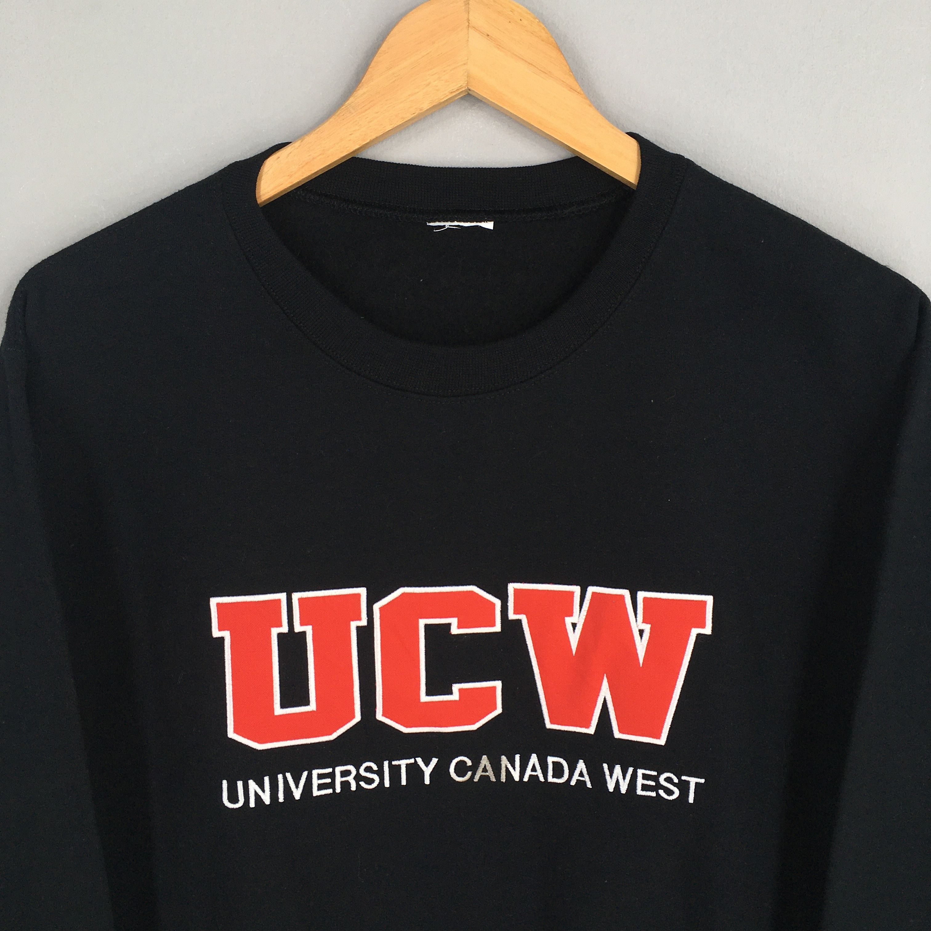 NCAA × Vintage Vintage 90s University of Canada West Black Sweatshirt S Size US S / EU 44-46 / 1 - 2 Thumbnail