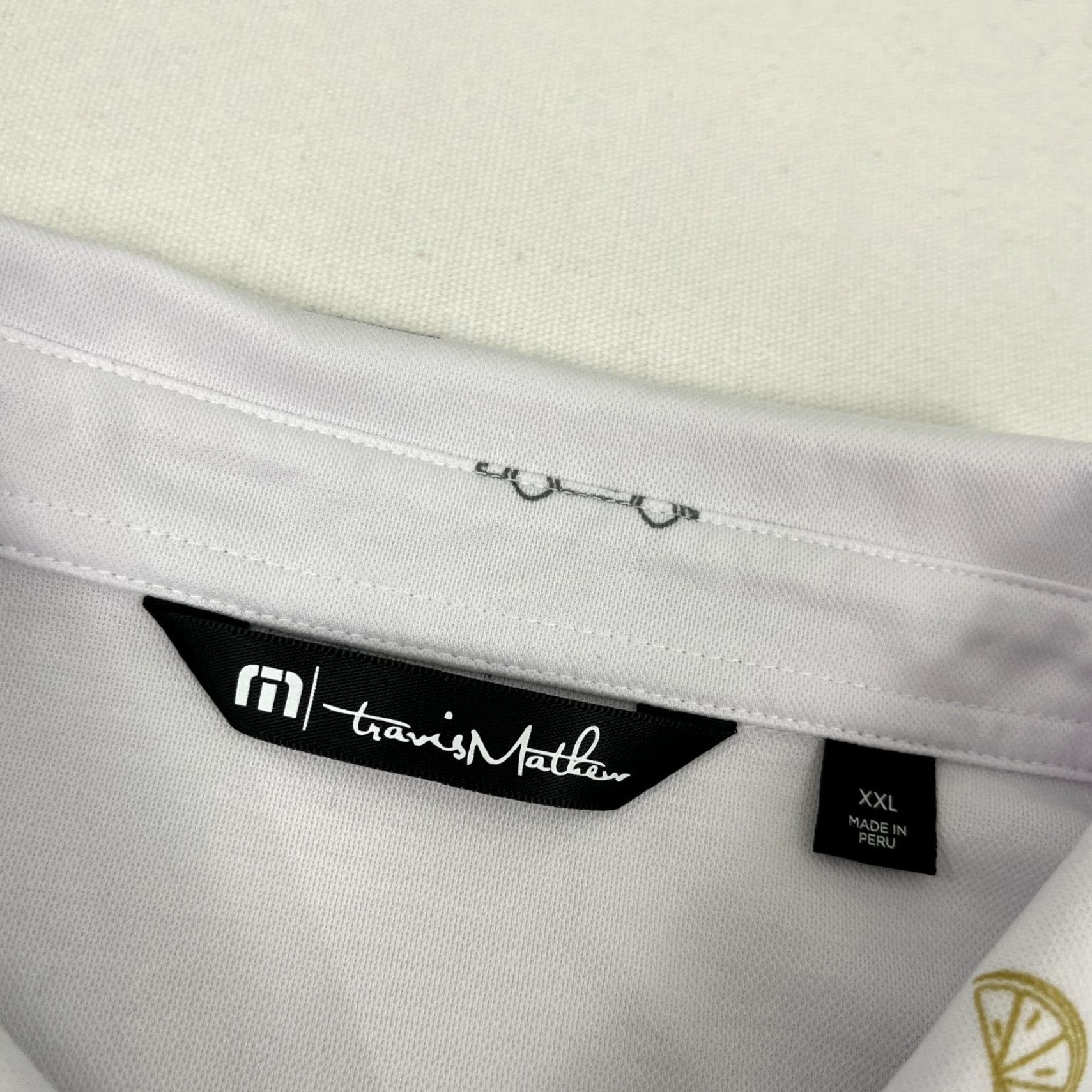 TravisMathew Travis Mathew Polo Shirt Mens 2XL Truly Seltzer Truth Or Dare Golf Performance Size US XXL / EU 58 / 5 - 3 Thumbnail