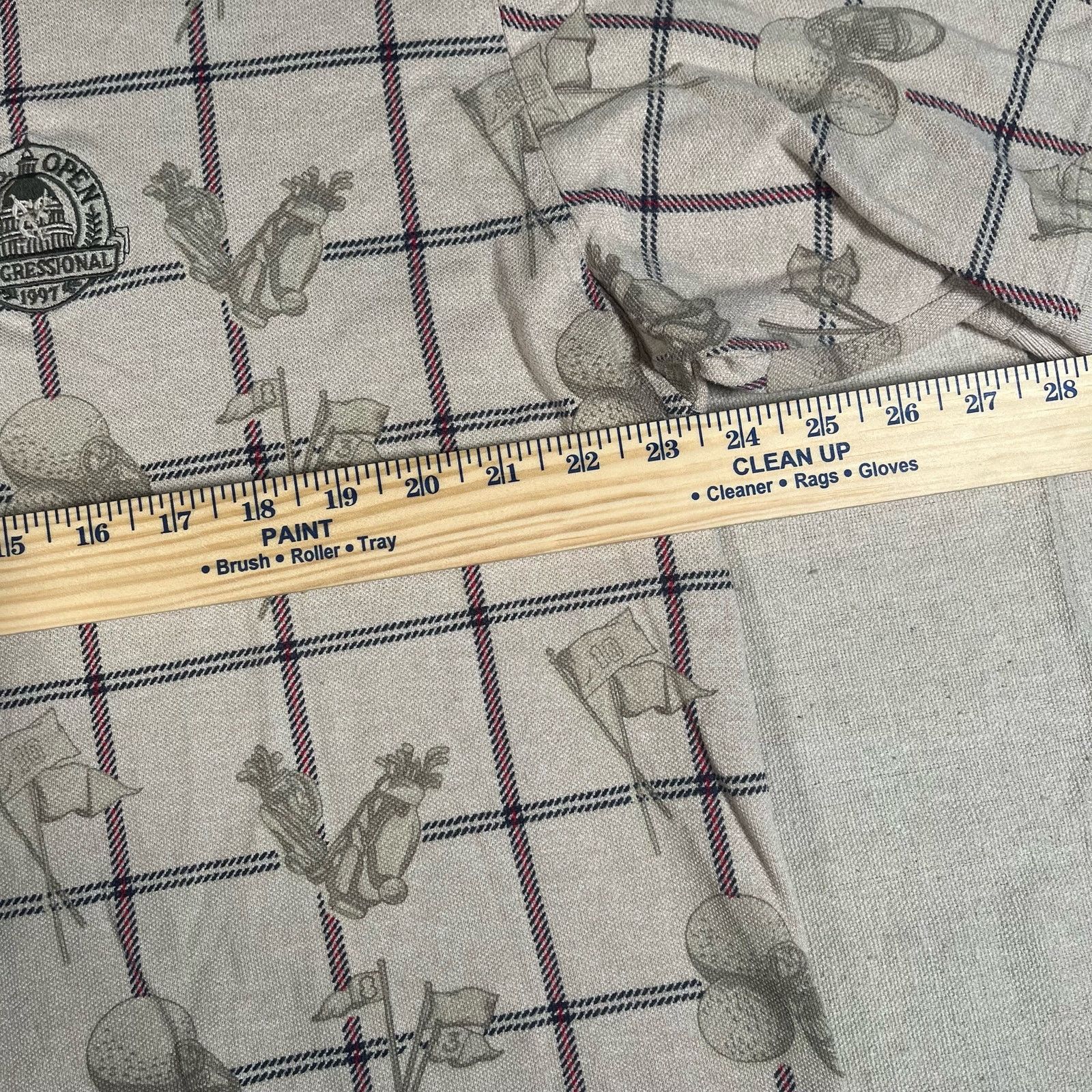 Izod Vintage 90s Rare IzodClub Mens XL Polo All Over Golf Pattern Size US XL / EU 56 / 4 - 5 Thumbnail
