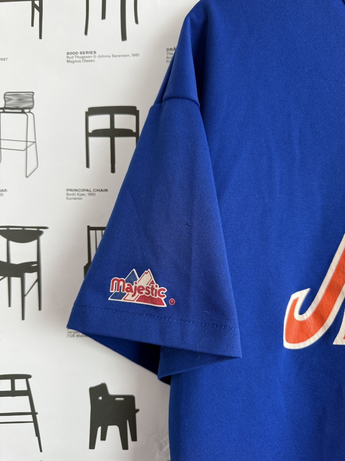 MLB × Majestic Vintage 90s Majestic New York Mets jersey t-shirt XL hiphop Size US XL / EU 56 / 4 - 4 Thumbnail
