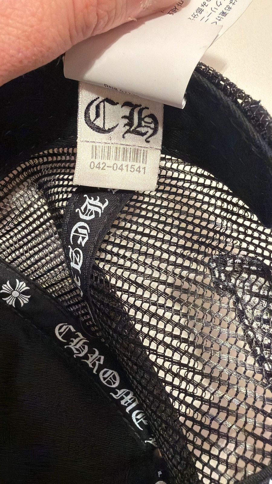 Chrome Hearts Crome Hearts Triple Cross Trucker Hat Size ONE SIZE - 8 Thumbnail