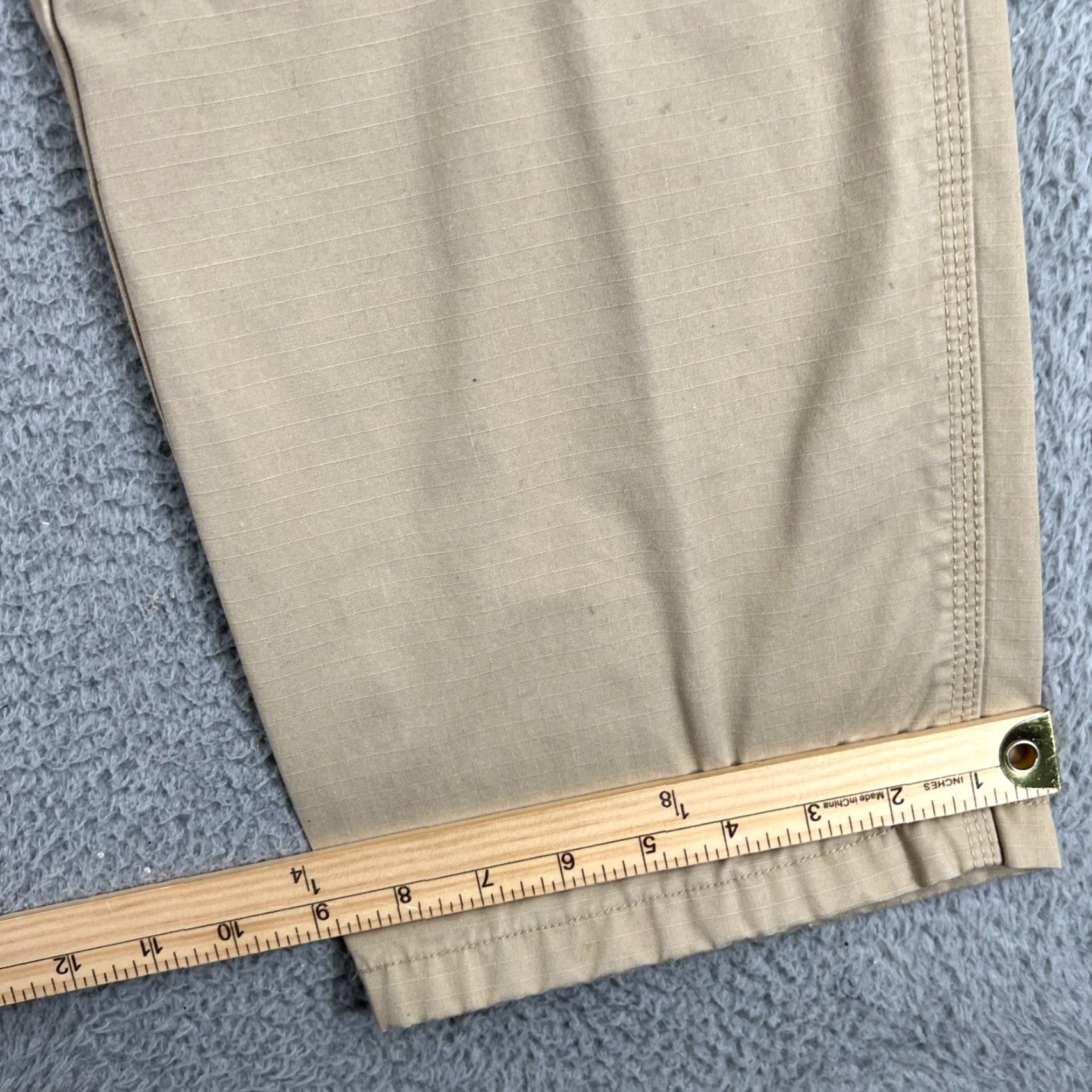Vintage 5.11 Tactical Mens XL Cargo Pants Beige Ripstop TDU Canvas HOLE IN POCKET Size US 36 / EU 52 - 6 Thumbnail