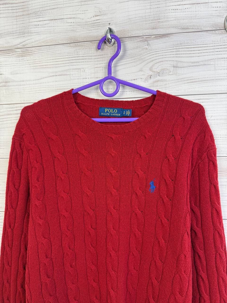 Polo Ralph Lauren Polo Ralph Lauren Sweater Mens Cable Knit Crewneck Pullover Size US S / EU 44-46 / 1 - 2 Thumbnail