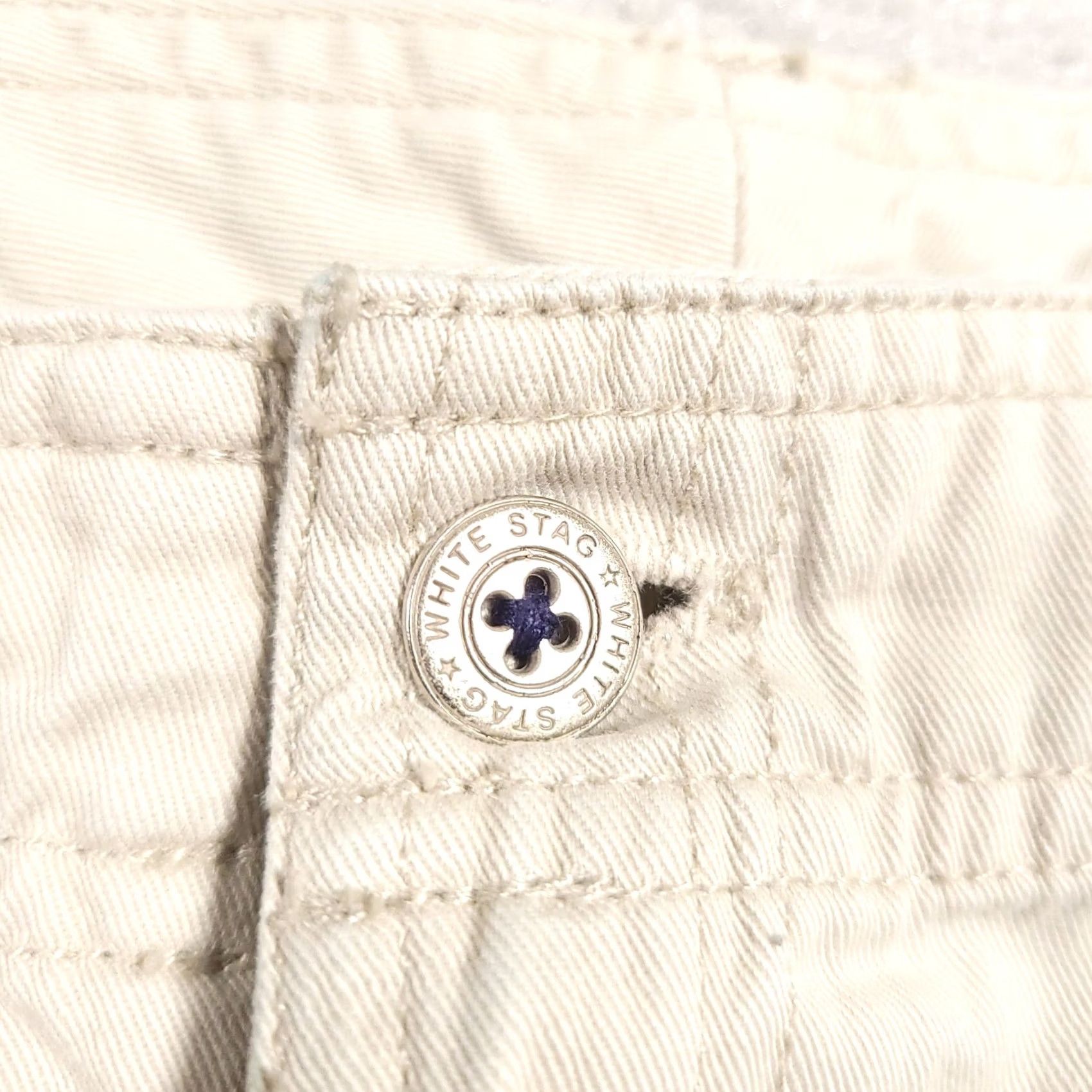Vintage VINTAGE White Stag Cargi Pants Womens 16 Khaki High Rise Casual Outdoor Workwear Size 38" / US 16 / IT 52 - 6 Thumbnail