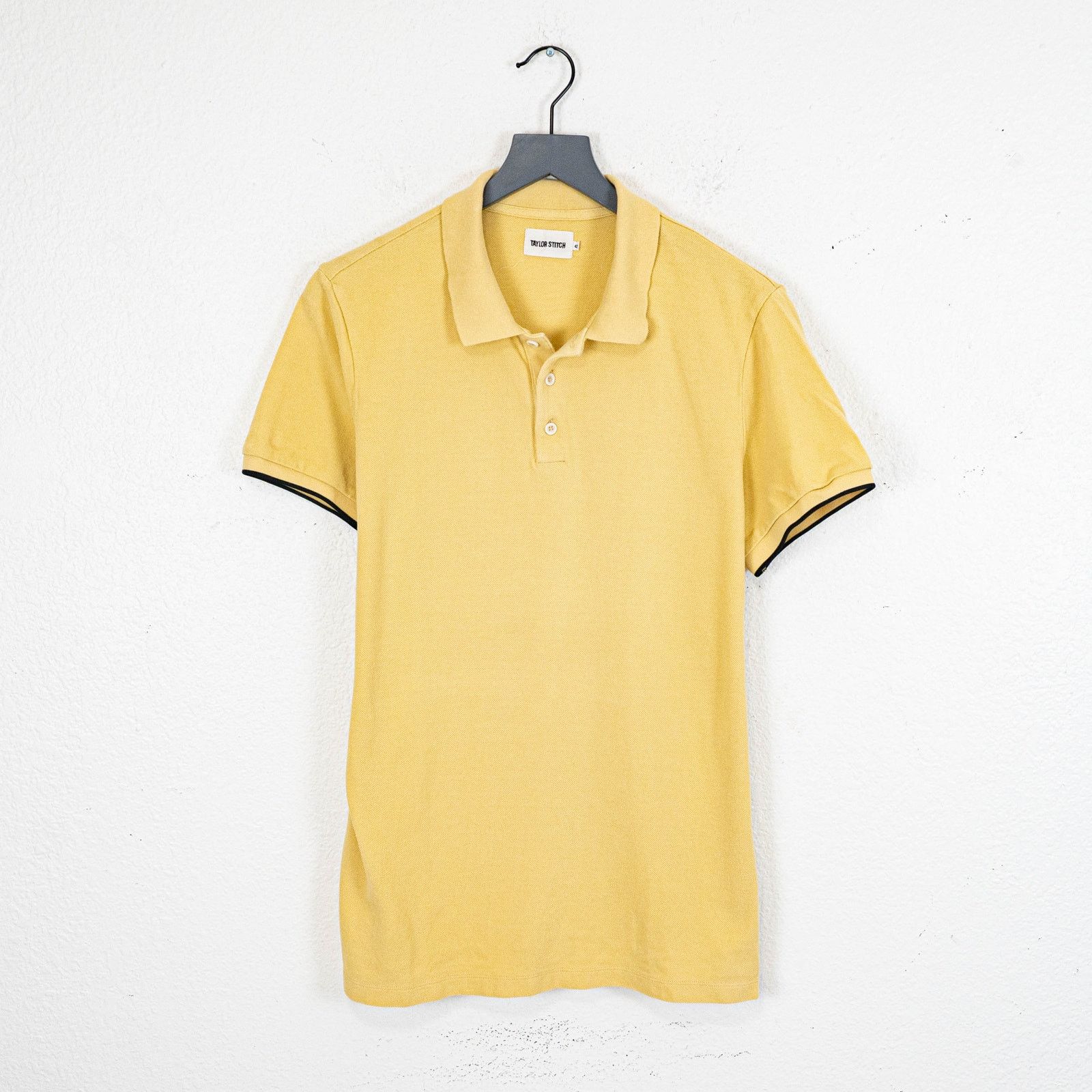 Taylor Stitch Taylor Stitch Short Sleeve Polo shirt Yellow cotton size 42 Size US L / EU 52-54 / 3 - 1 Thumbnail