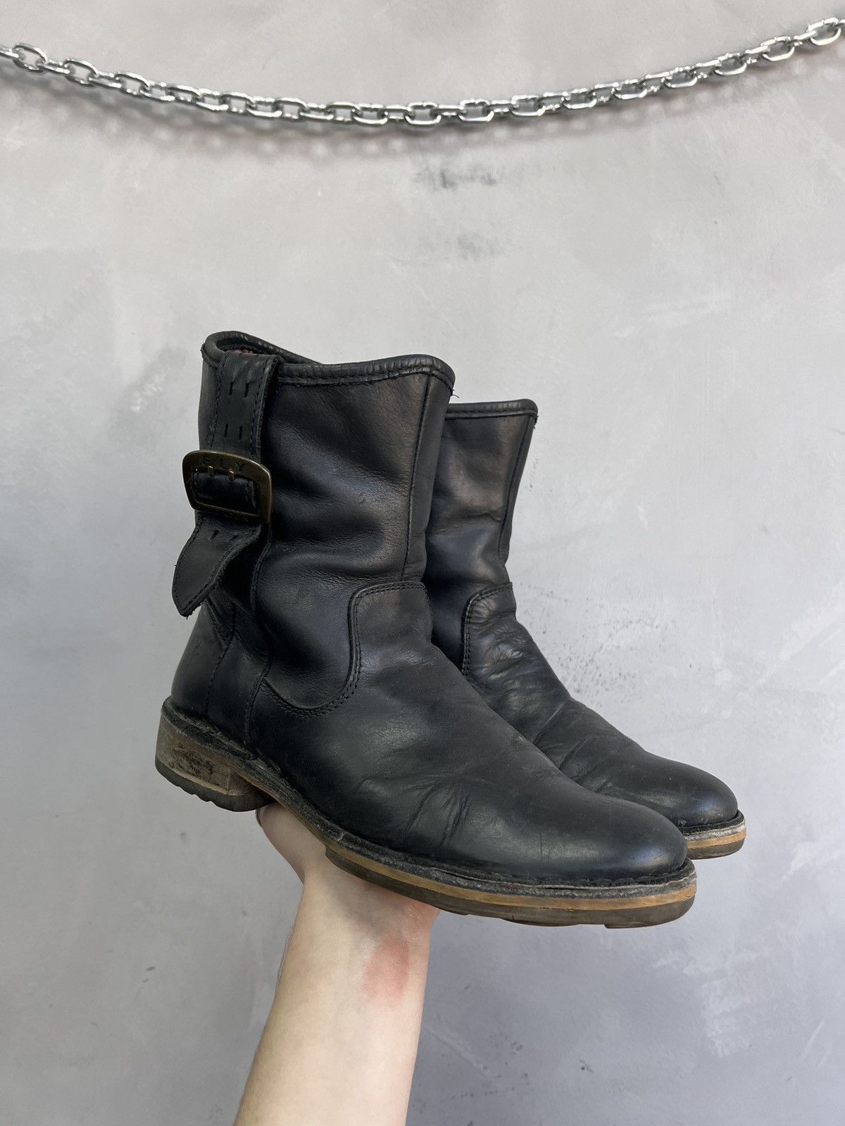Fly London Fly London black platform boots retro gothic style Size US 8 / IT 38 - 1 Thumbnail