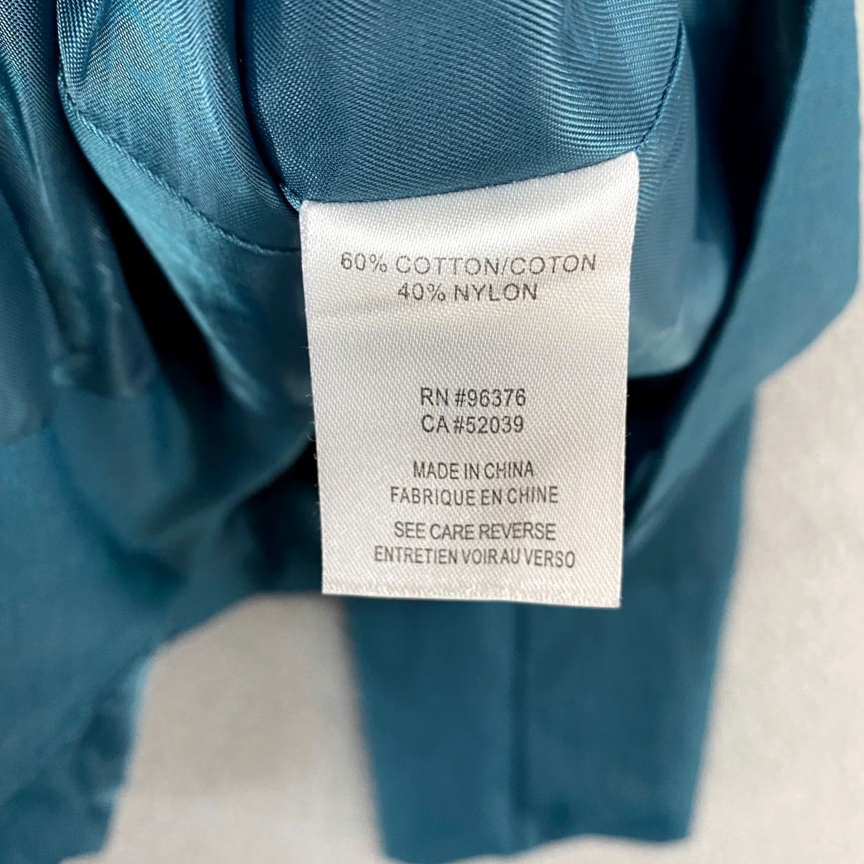 Altea Samuel Dong Jacket Womens XL Teal Ruffled Collar Artsy Boho 90s Size XL / US 12-14 / IT 48-50 - 7 Thumbnail
